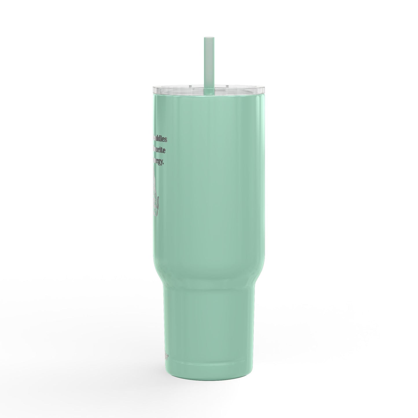 Caffeine & Cuddles Insulated Tumbler with Lid, 40oz