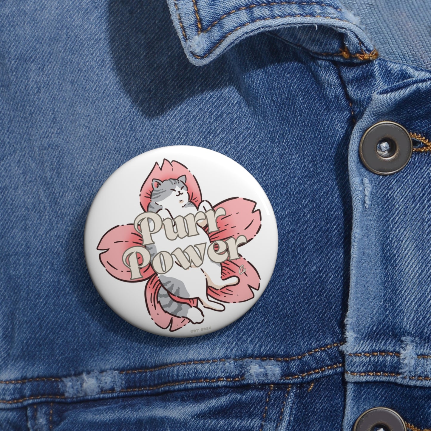 Purr Power Buttons