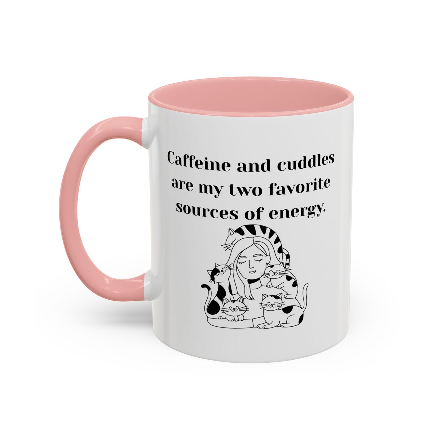 Coffee & Cuddles Accent Coffee Mug (11oz)