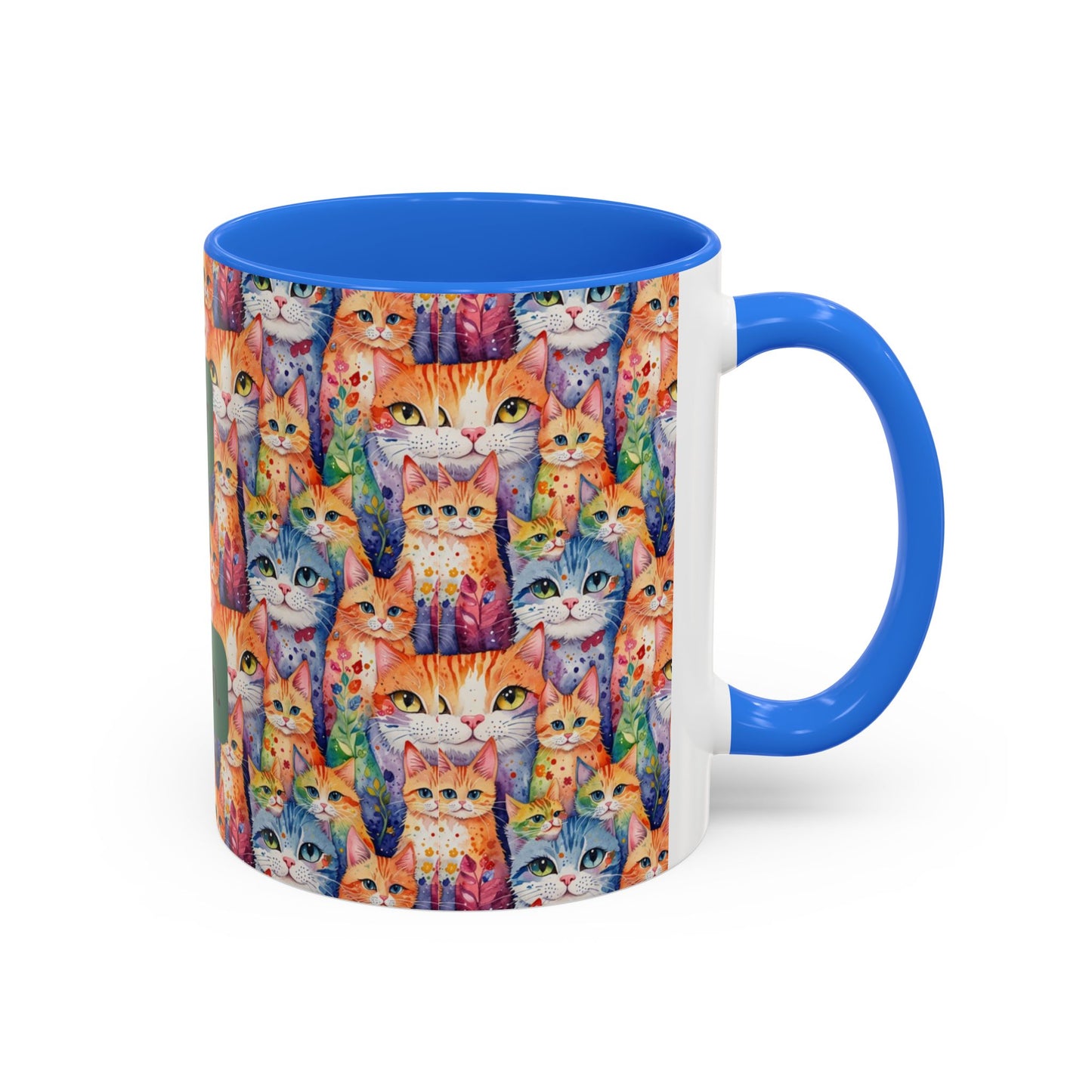 I'm Not A Regular Cat.. I'm A Cool Cat With A Caffine Addiction Colorful Mugs (11oz)