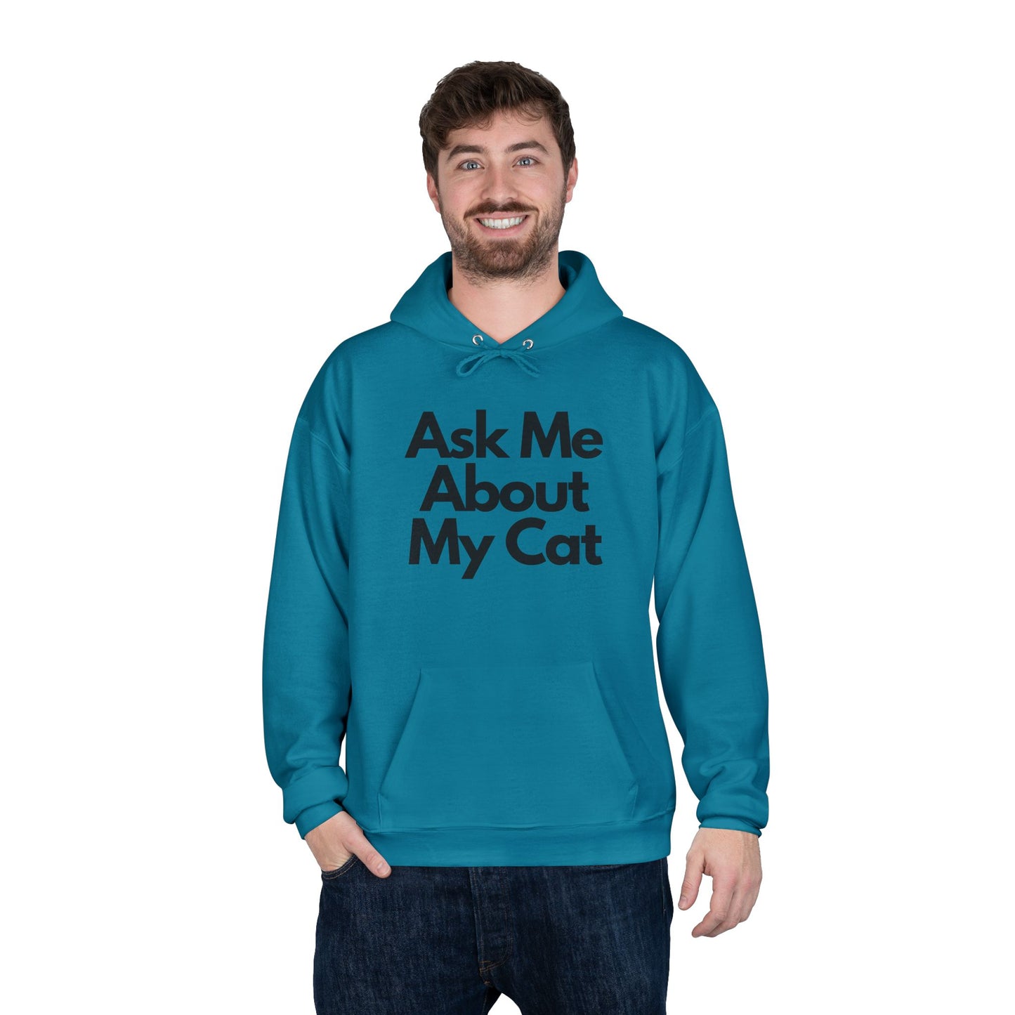 Ask Me About My Cat Hoodie