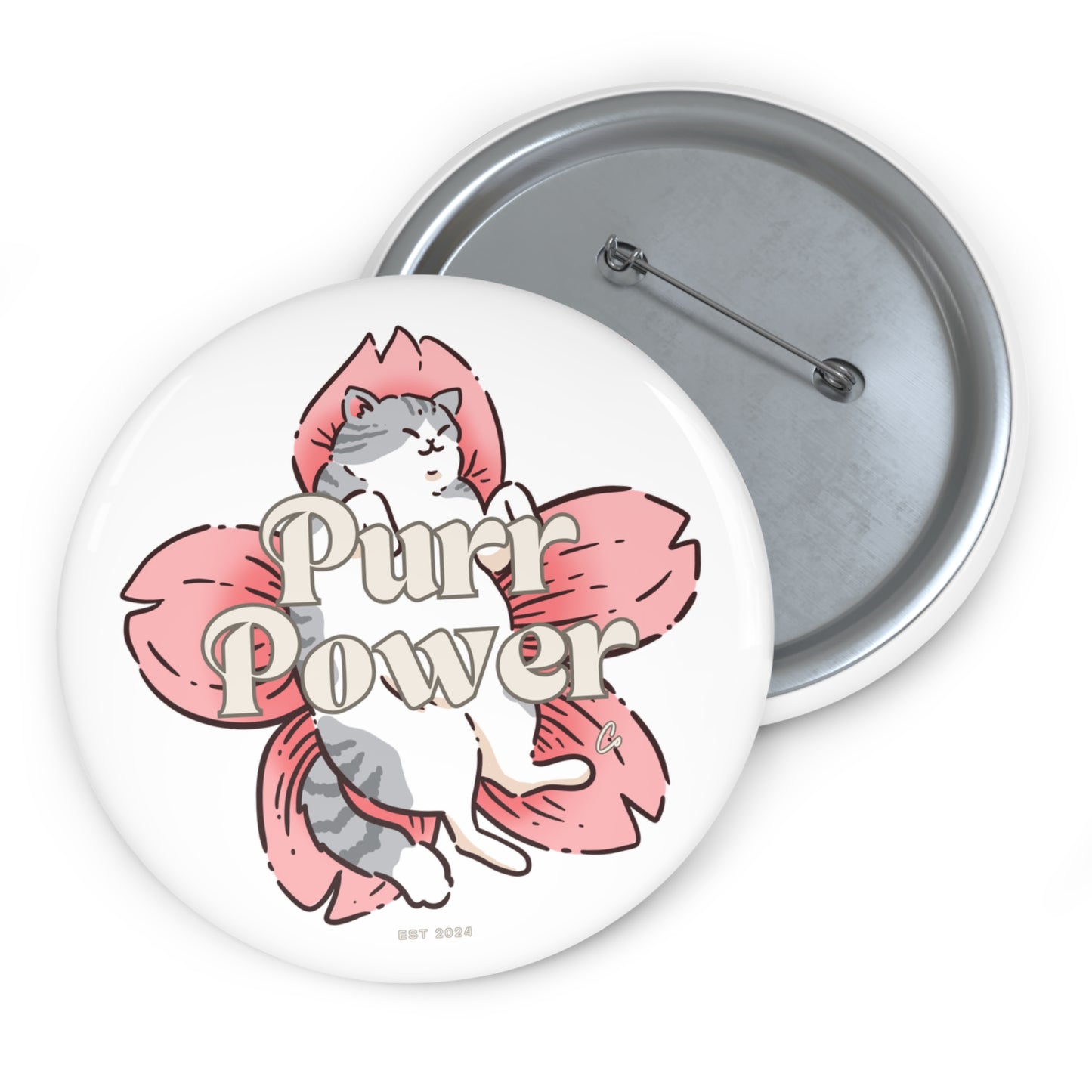Purr Power Buttons