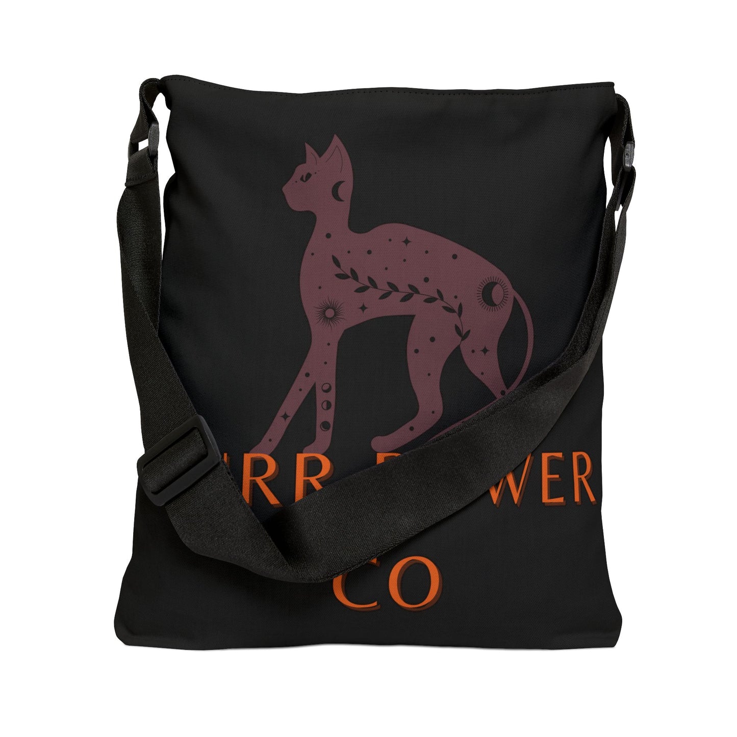 Orange & Brown Logo Tote Bag