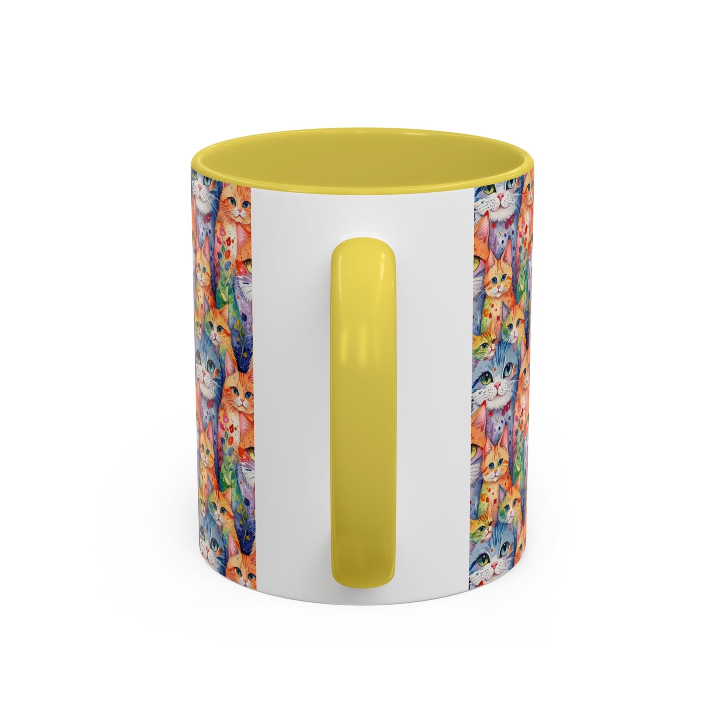 I'm Not A Regular Cat.. I'm A Cool Cat With A Caffine Addiction Colorful Mugs (11oz)