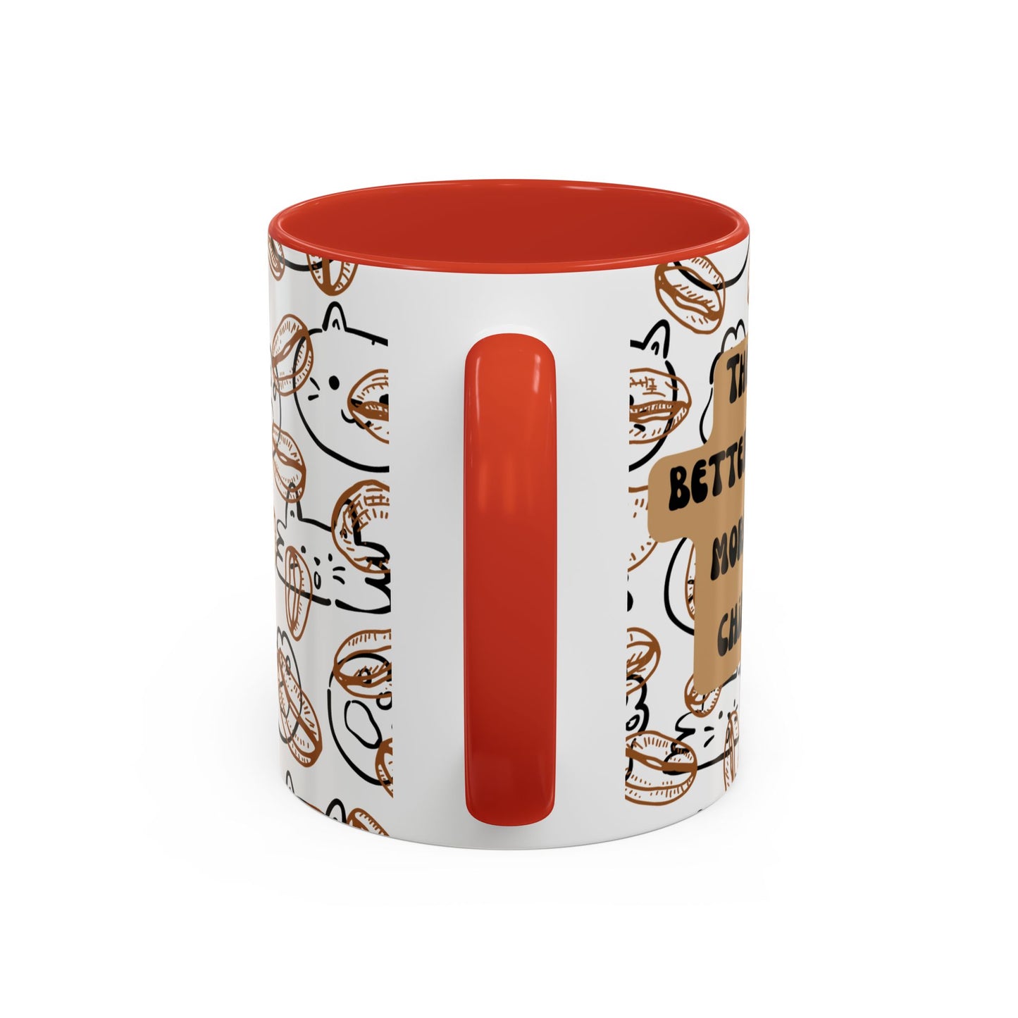 Funny Cat Accent Coffee Mug (11oz)
