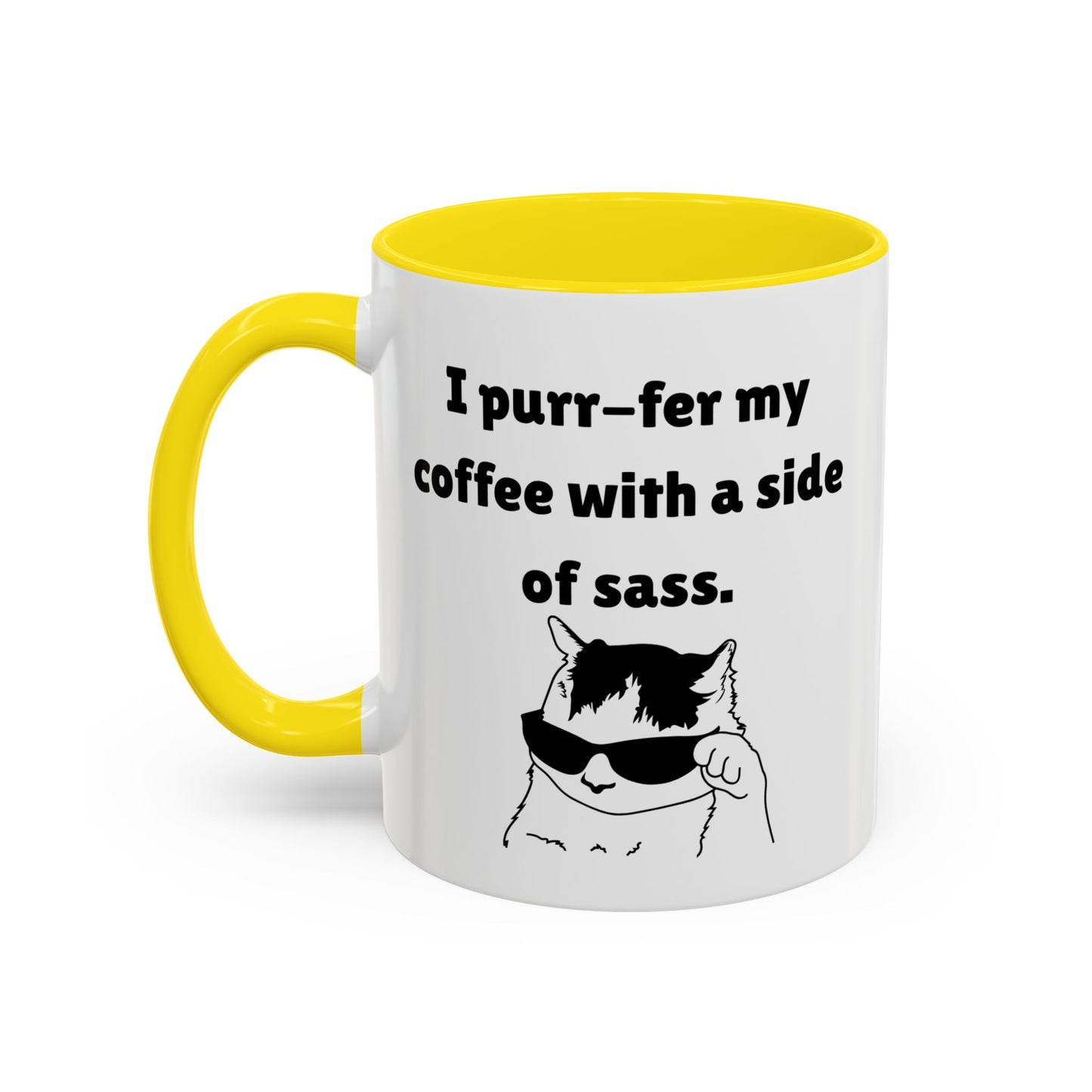 Funny Purr-ferr Accent Coffee Mug