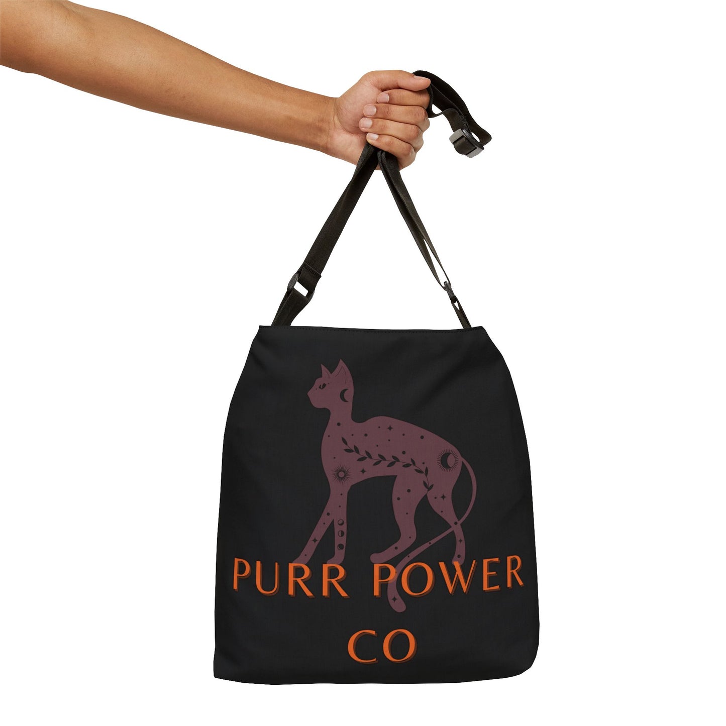 Orange & Brown Logo Tote Bag