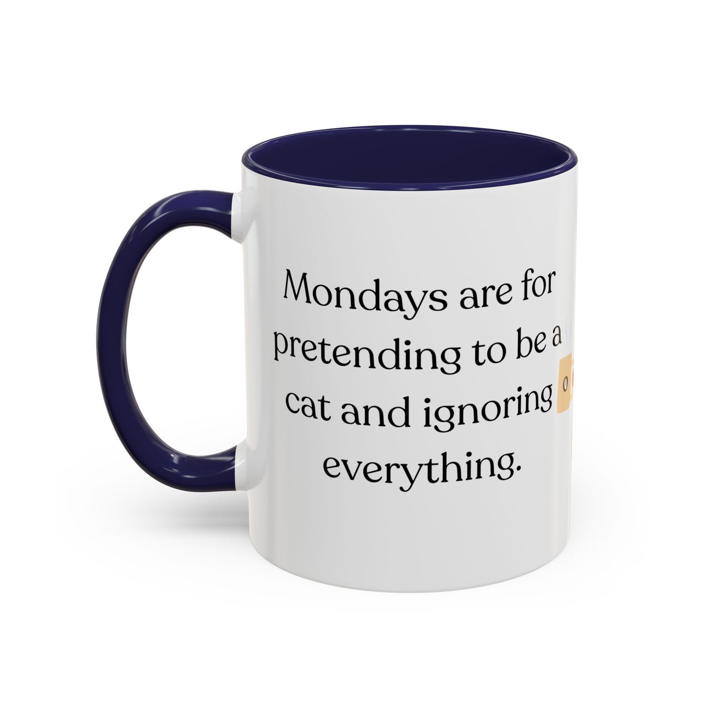 Funny Mondays Accent Coffee Mug