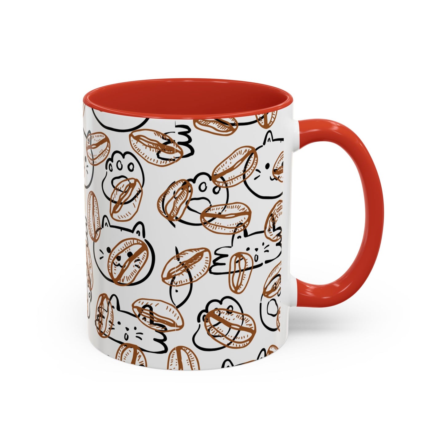 Funny Cat Accent Coffee Mug (11oz)
