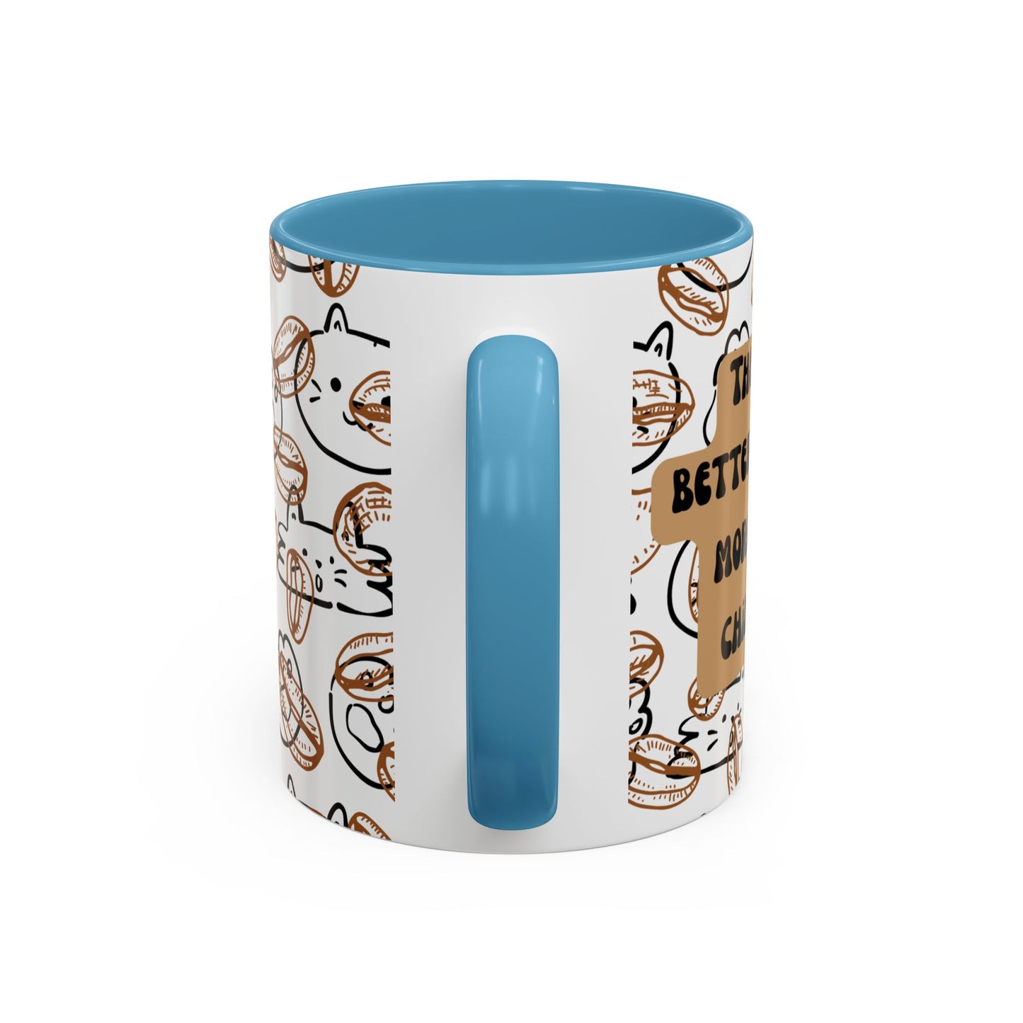 Funny Cat Accent Coffee Mug (11oz)
