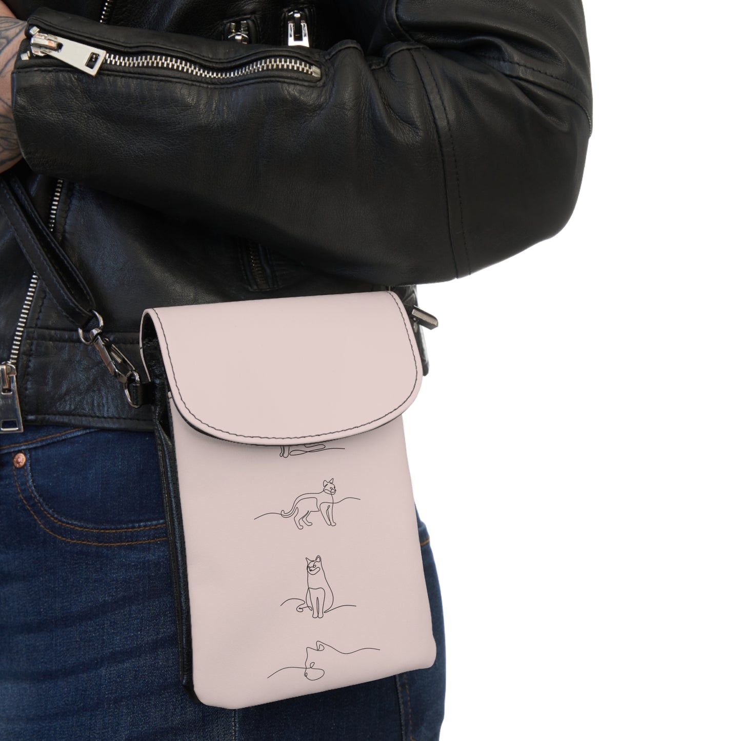 Pink Cats Small Bag
