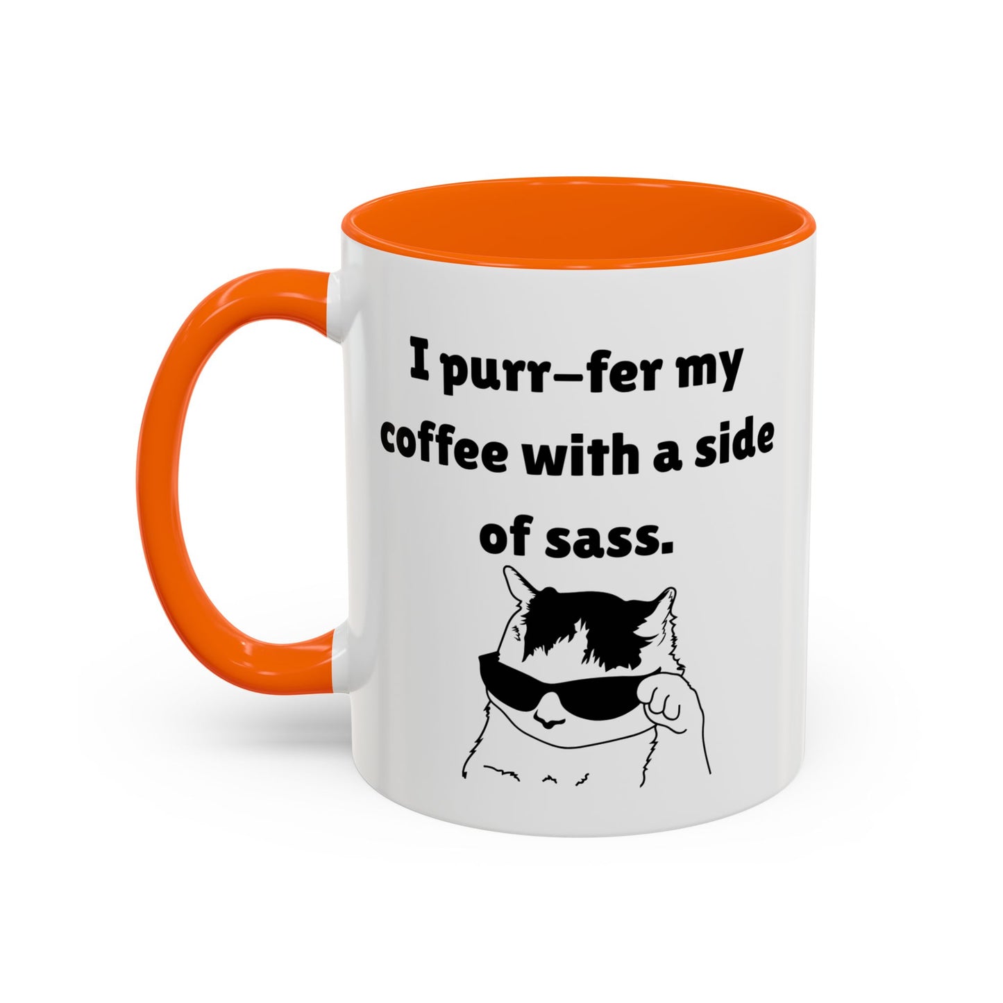 Funny Purr-ferr Accent Coffee Mug