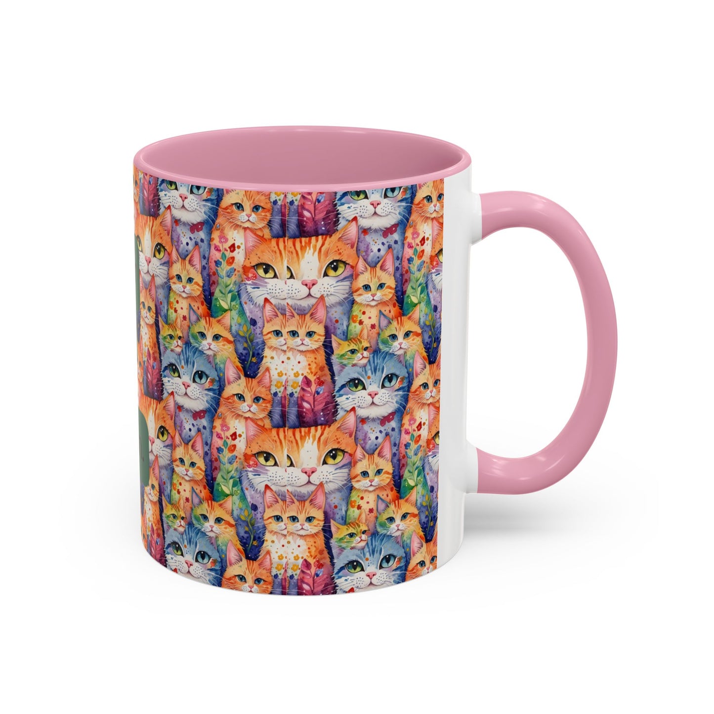 I'm Not A Regular Cat.. I'm A Cool Cat With A Caffine Addiction Colorful Mugs (11oz)