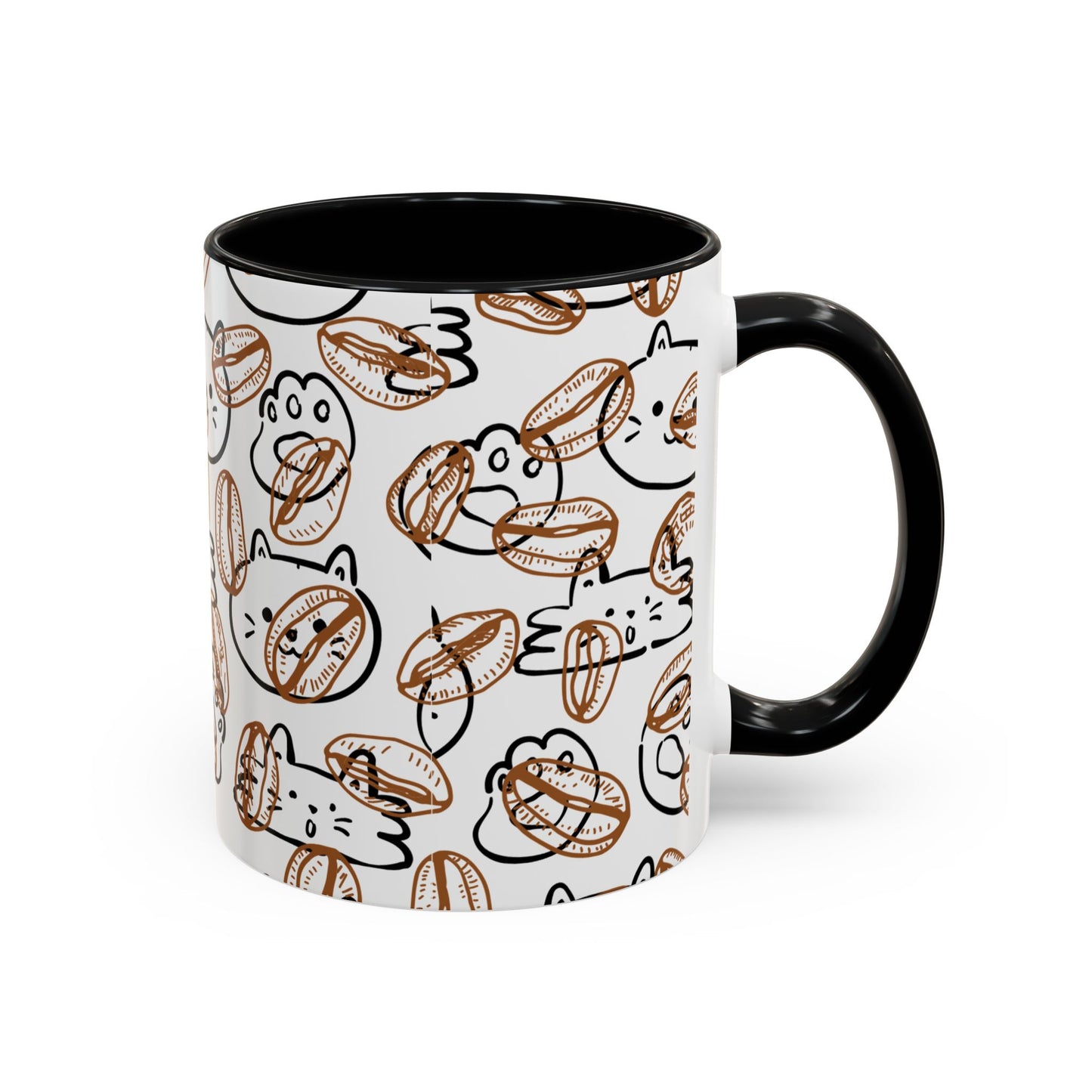 Funny Cat Accent Coffee Mug (11oz)