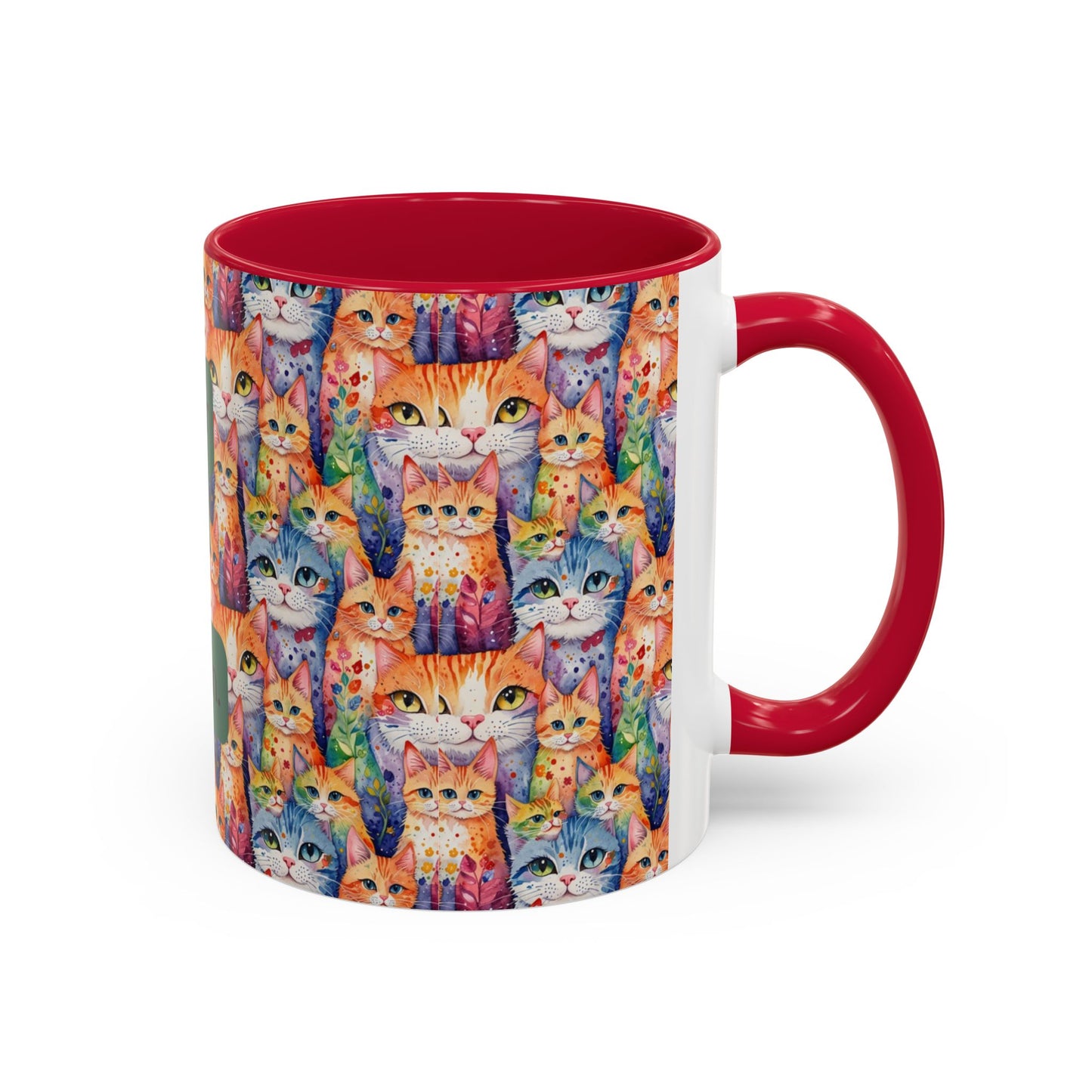 I'm Not A Regular Cat.. I'm A Cool Cat With A Caffine Addiction Colorful Mugs (11oz)