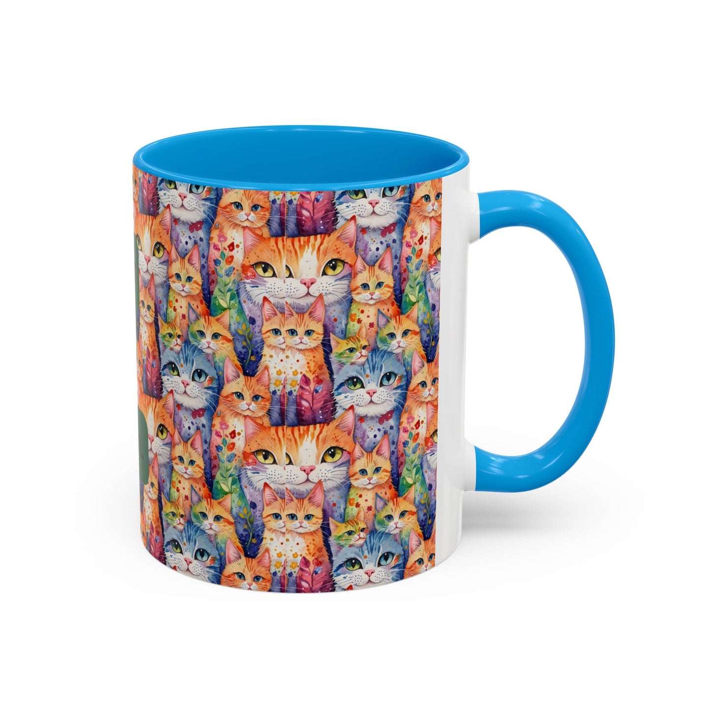I'm Not A Regular Cat.. I'm A Cool Cat With A Caffine Addiction Colorful Mugs (11oz)