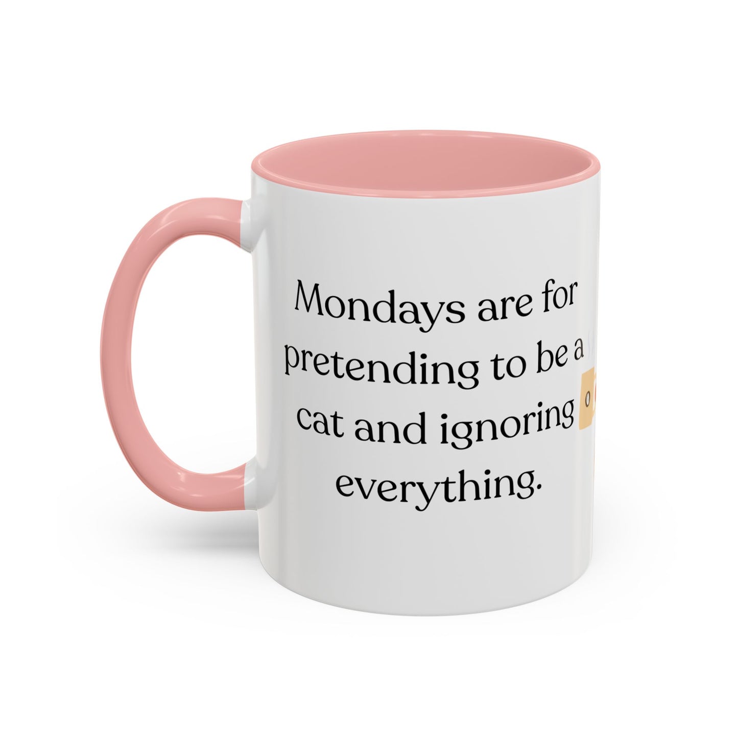 Funny Mondays Accent Coffee Mug