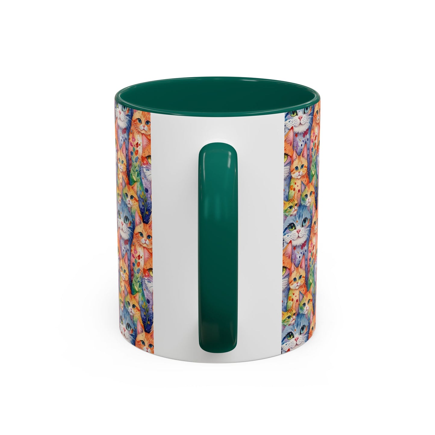 I'm Not A Regular Cat.. I'm A Cool Cat With A Caffine Addiction Colorful Mugs (11oz)
