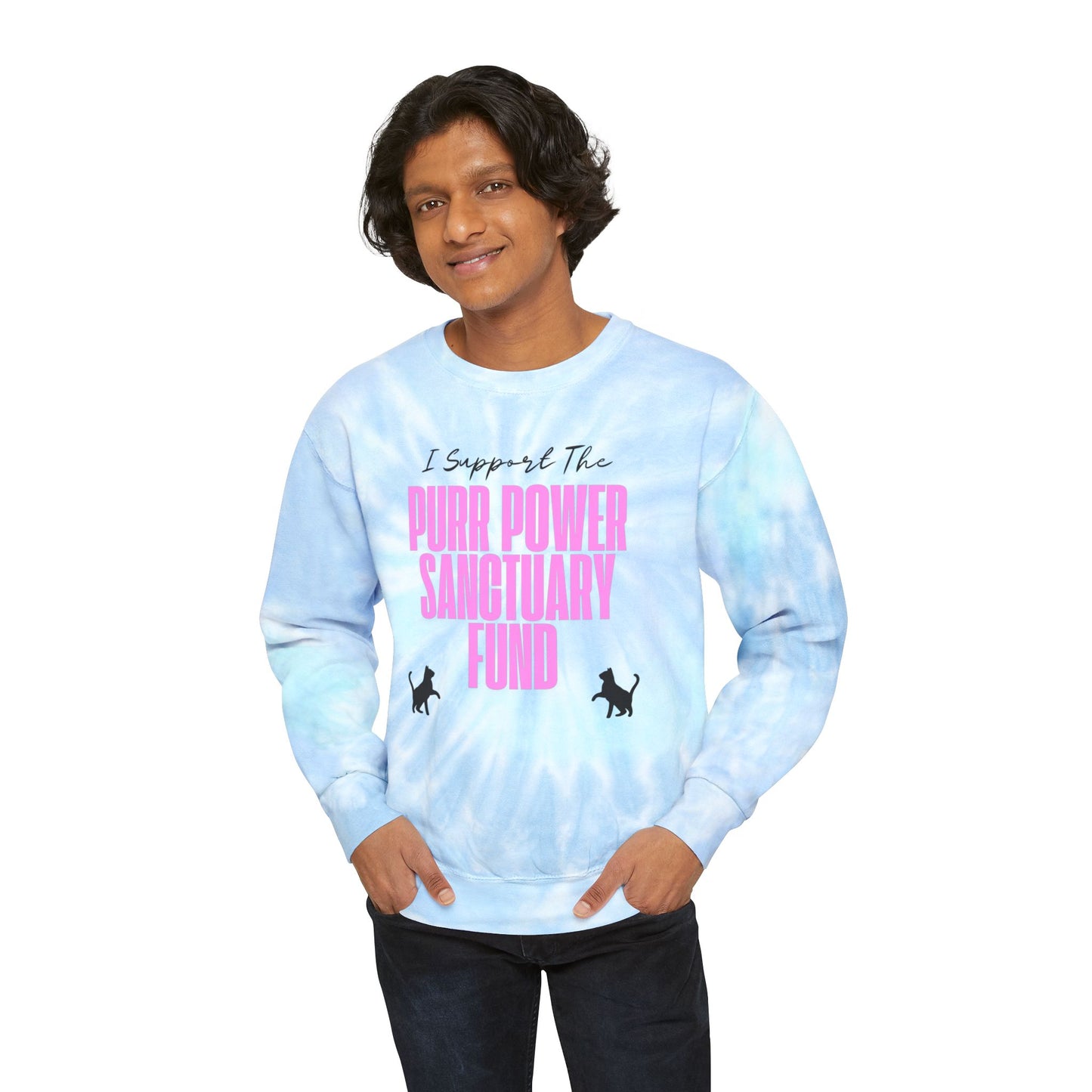 I Support The PPSF Tie-Dye Sweatshirt