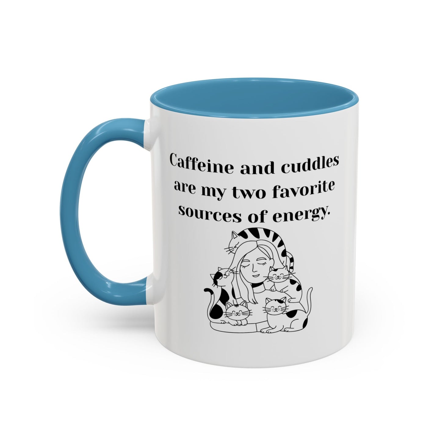 Coffee & Cuddles Accent Coffee Mug (11oz)
