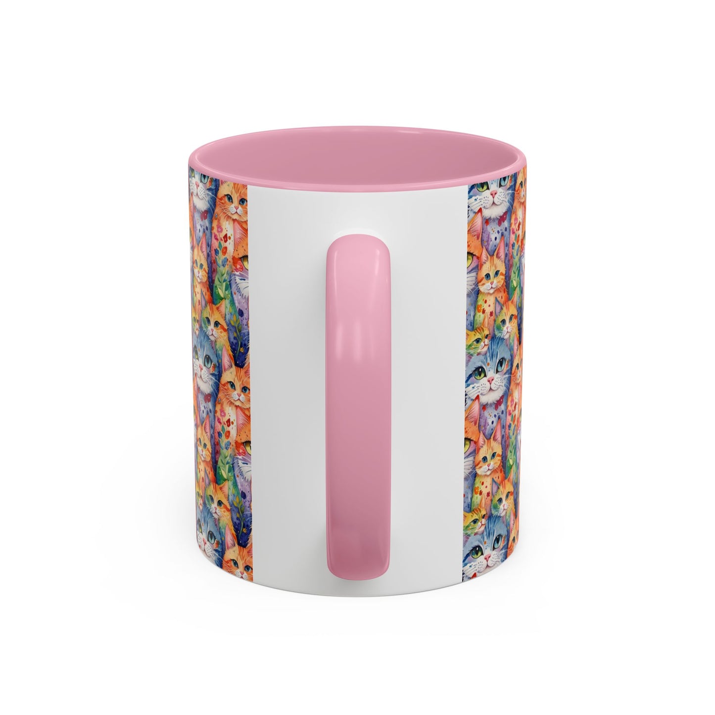 I'm Not A Regular Cat.. I'm A Cool Cat With A Caffine Addiction Colorful Mugs (11oz)