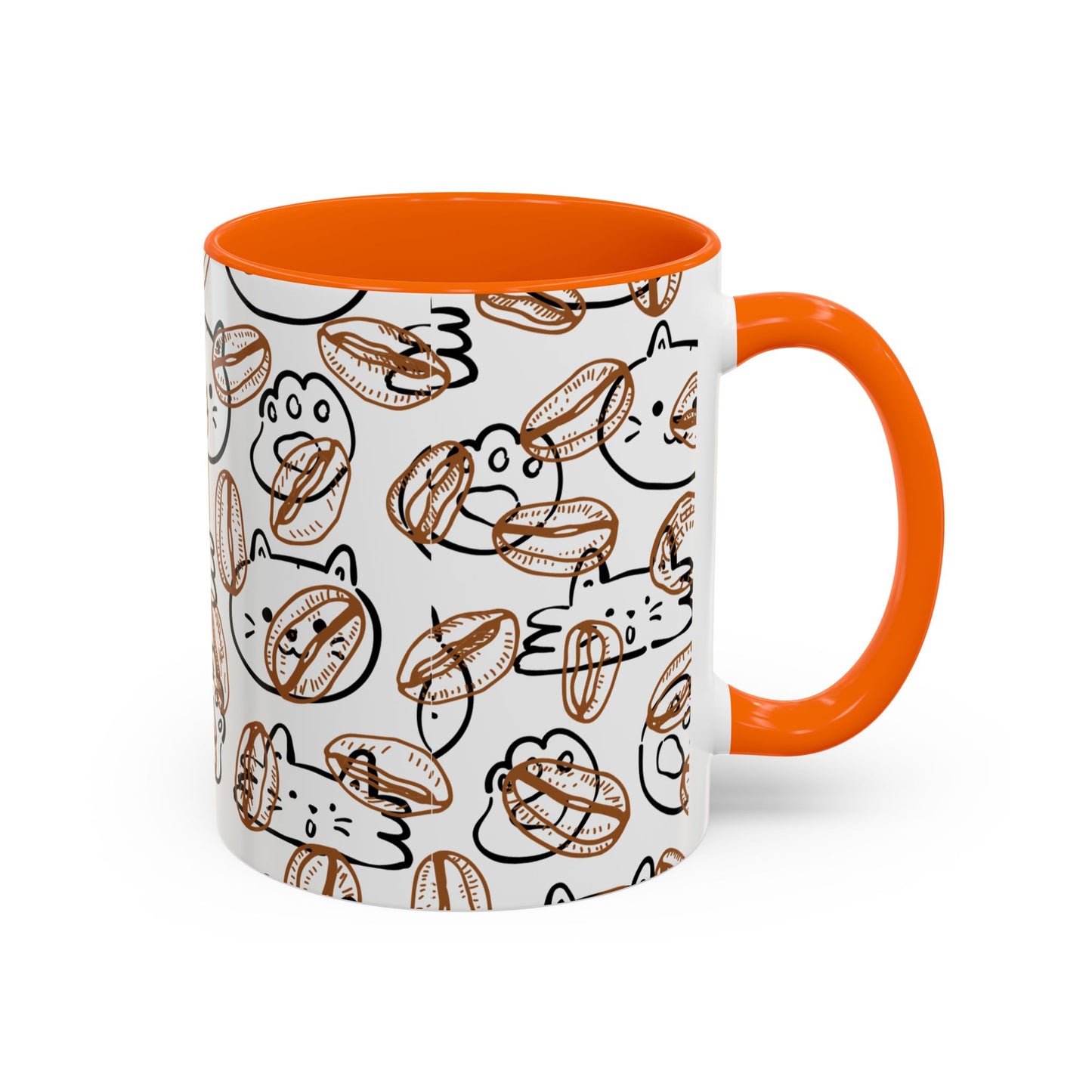 Funny Cat Accent Coffee Mug (11oz)