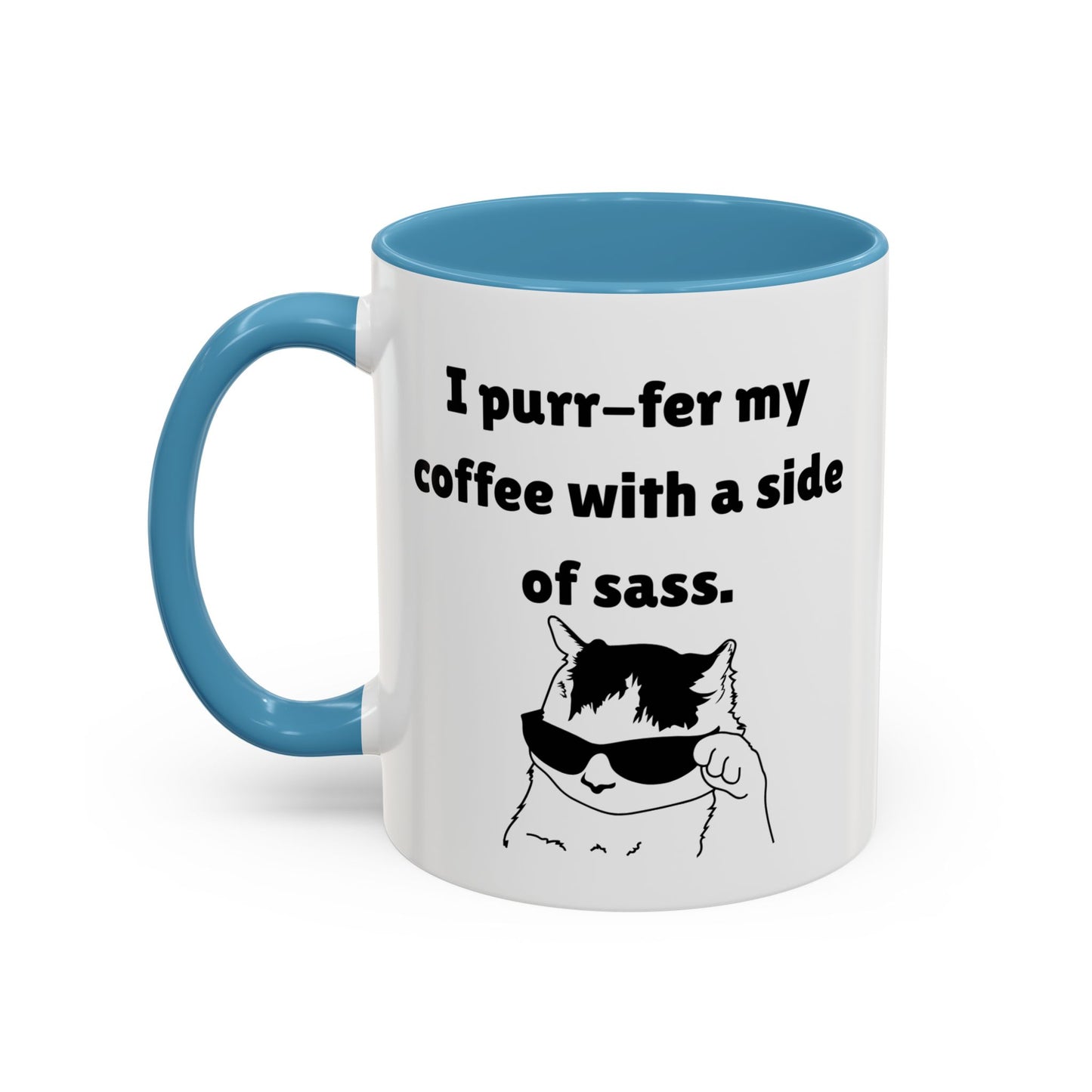 Funny Purr-ferr Accent Coffee Mug