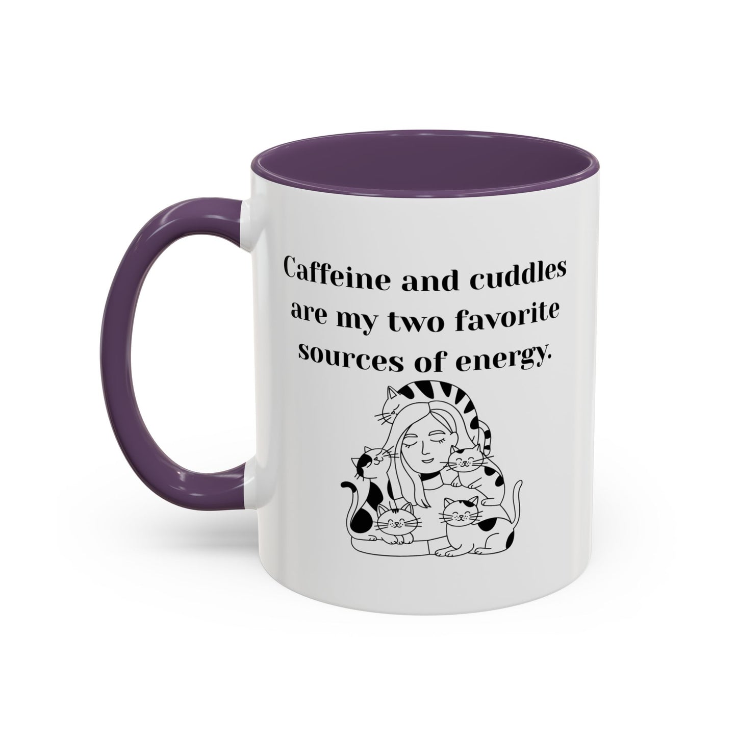 Coffee & Cuddles Accent Coffee Mug (11oz)