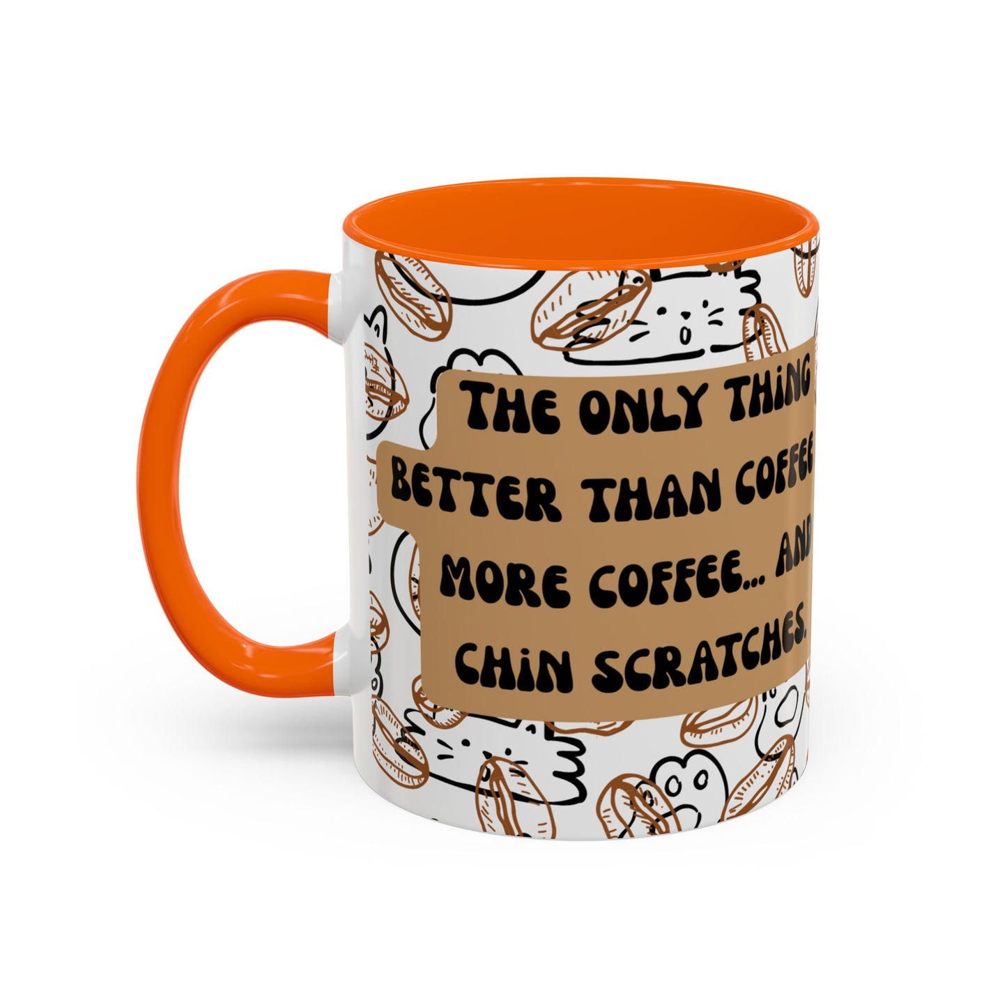 Funny Cat Accent Coffee Mug (11oz)