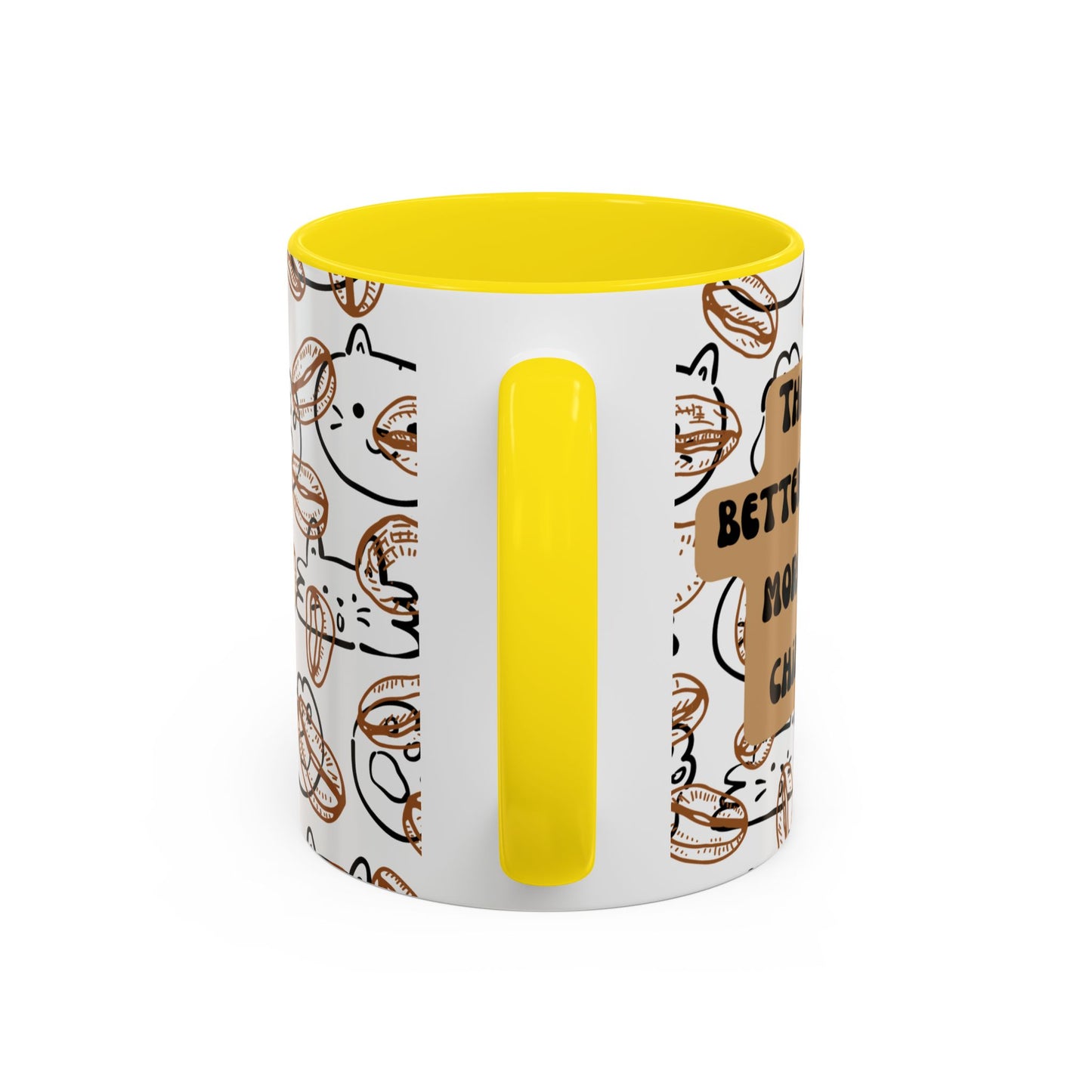 Funny Cat Accent Coffee Mug (11oz)