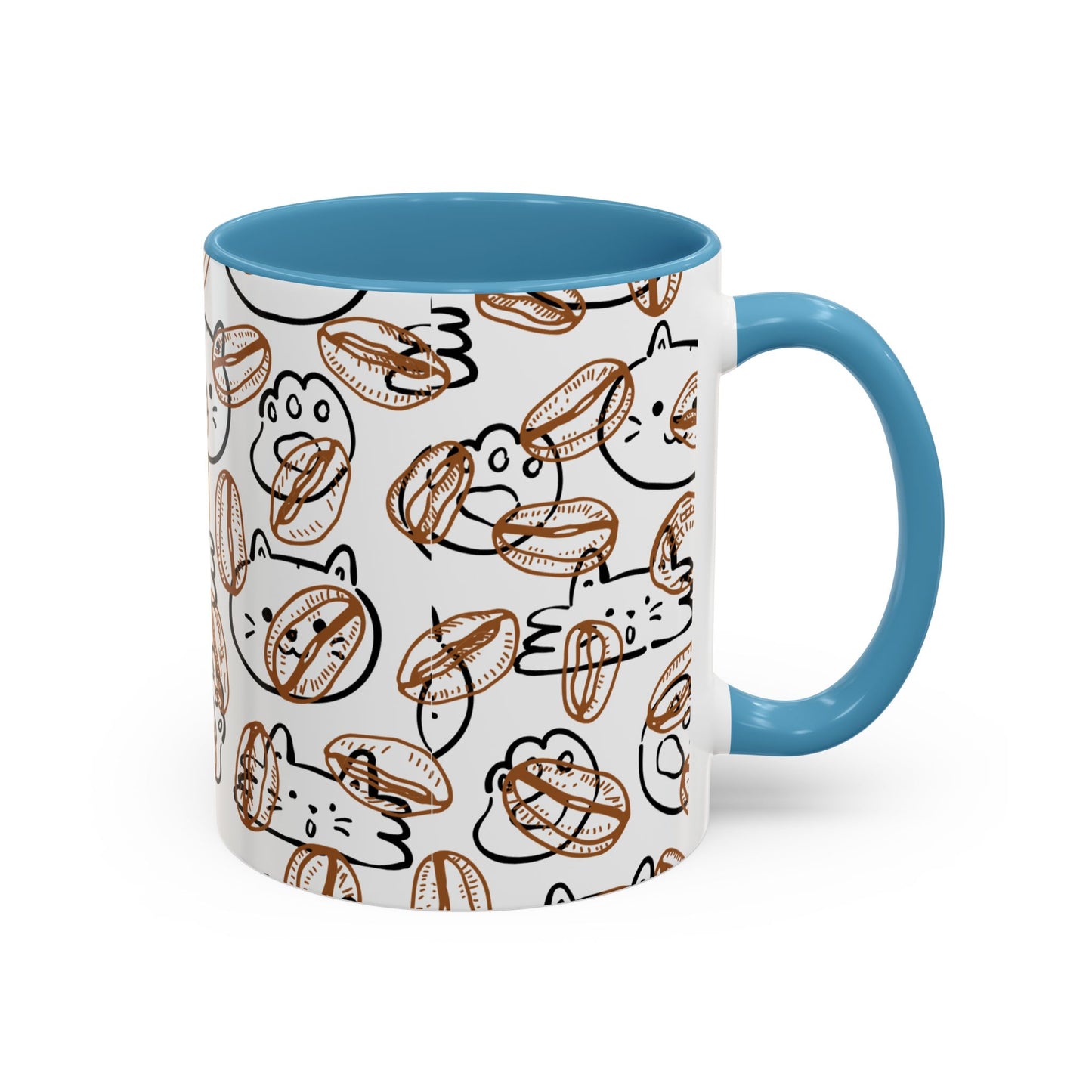 Funny Cat Accent Coffee Mug (11oz)