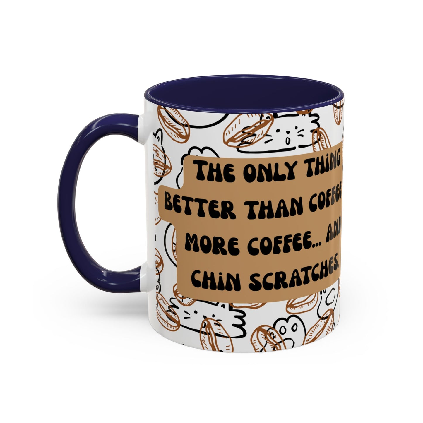 Funny Cat Accent Coffee Mug (11oz)