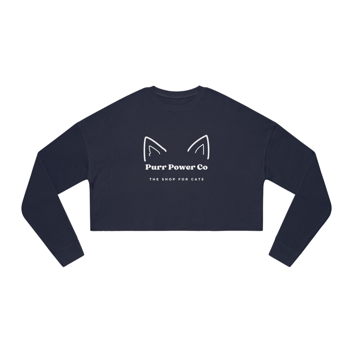 Cat Ears Logo Women's Fit Crop Top