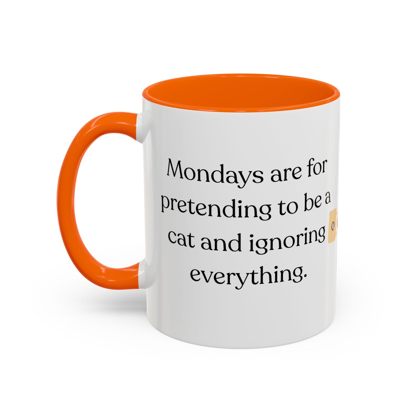 Funny Mondays Accent Coffee Mug