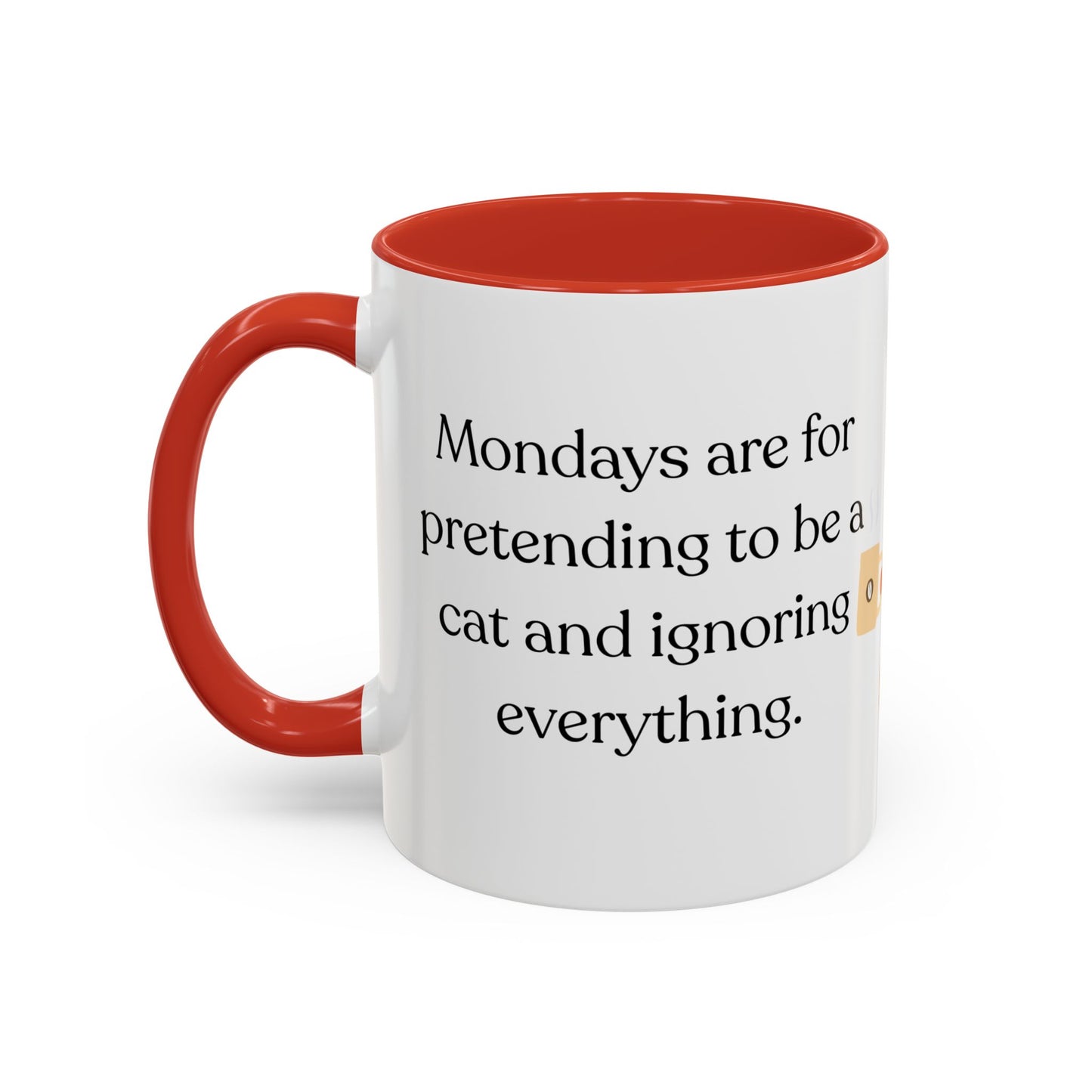 Funny Mondays Accent Coffee Mug