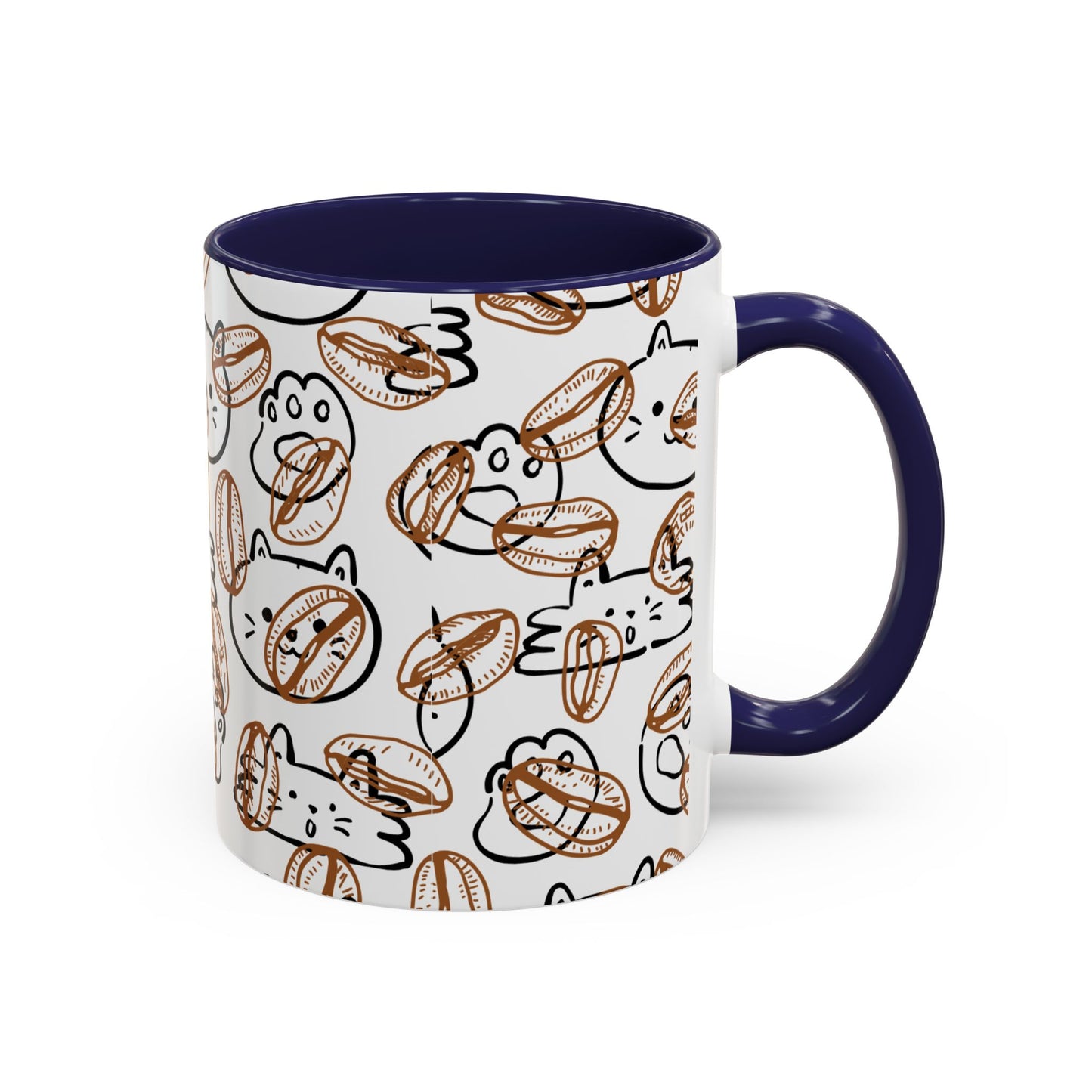 Funny Cat Accent Coffee Mug (11oz)