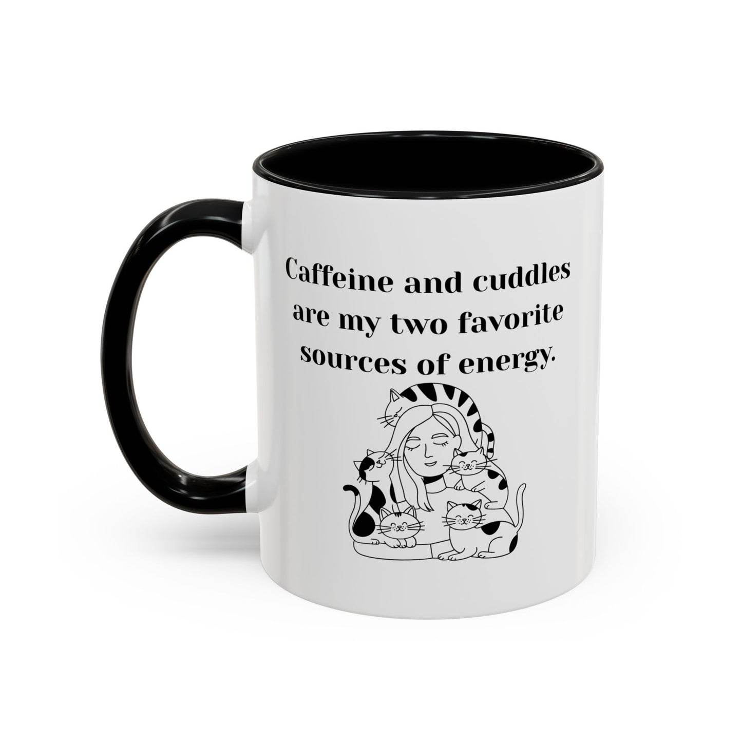 Coffee & Cuddles Accent Coffee Mug (11oz)