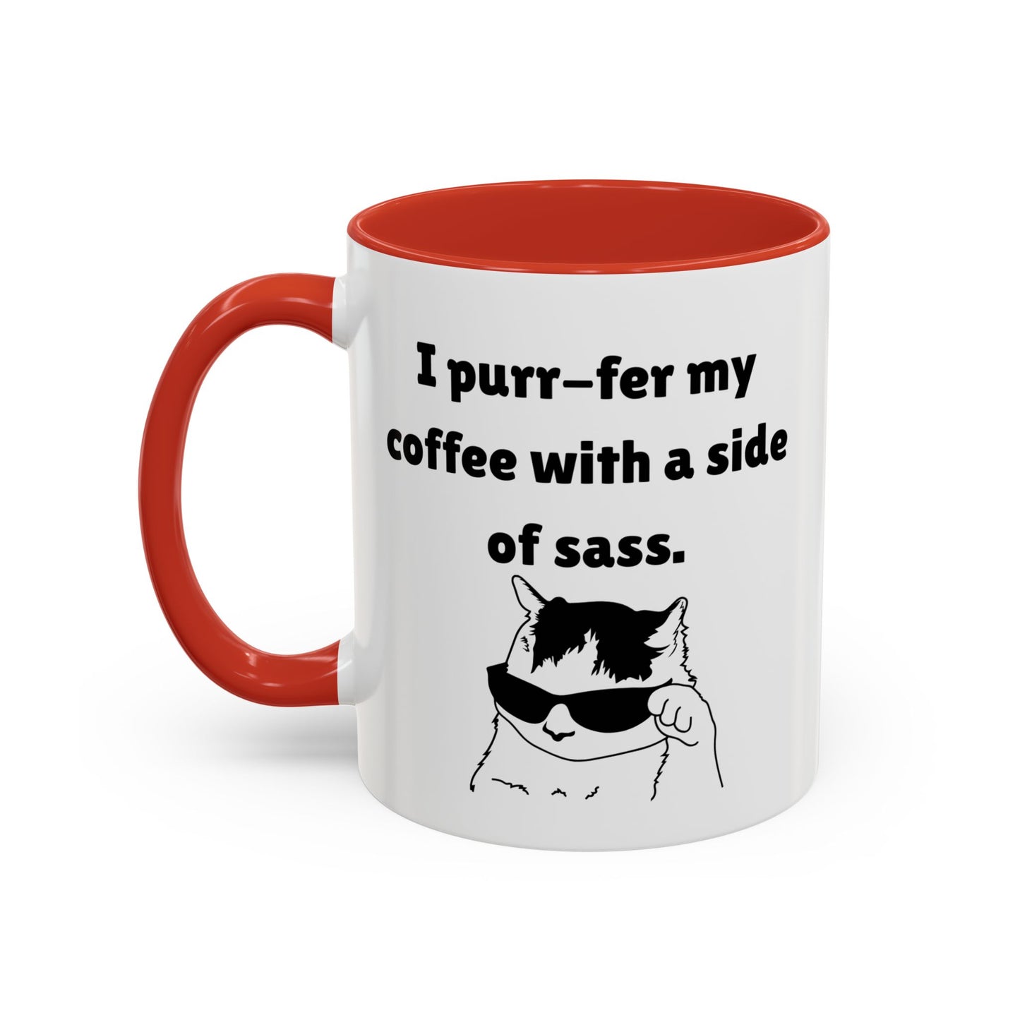 Funny Purr-ferr Accent Coffee Mug