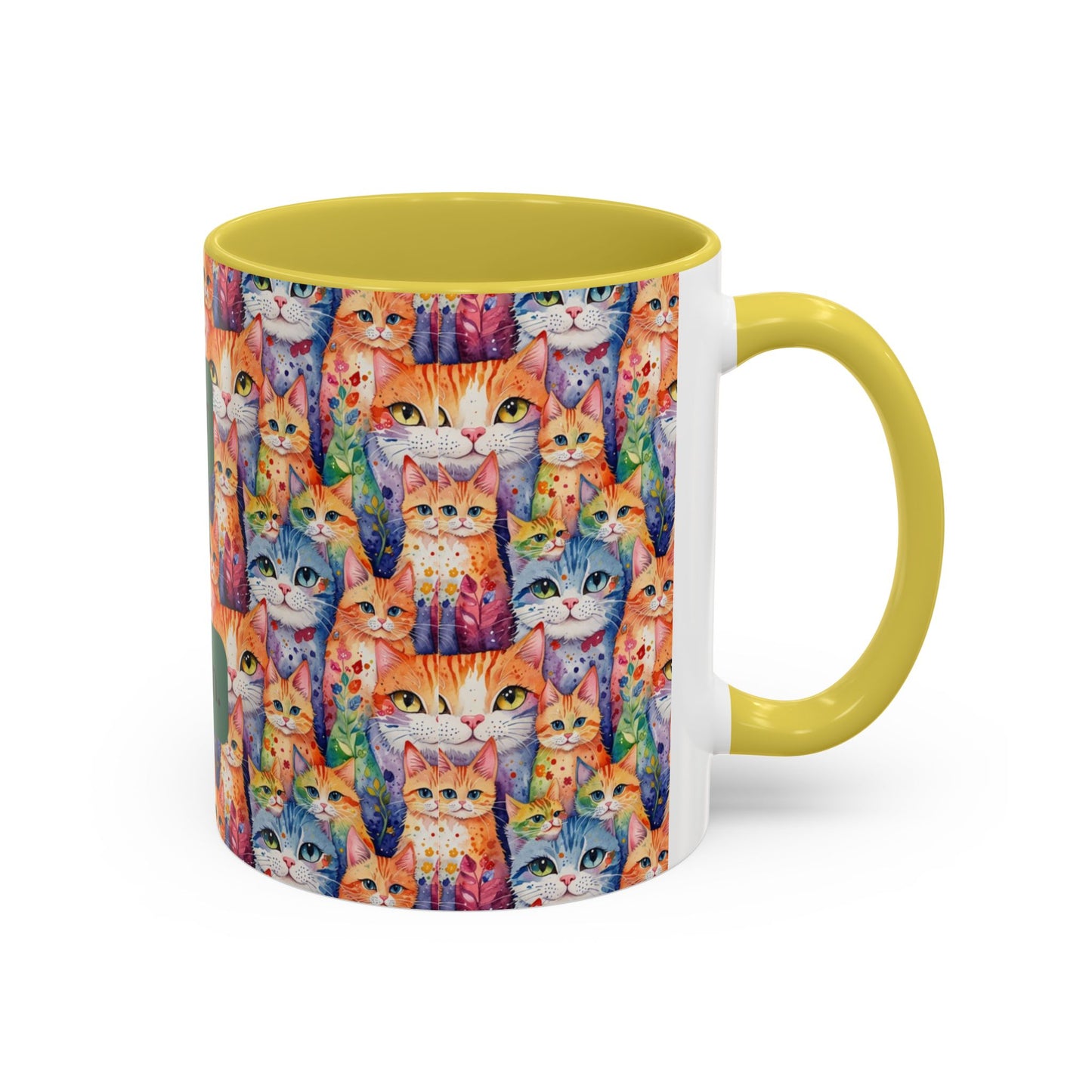 I'm Not A Regular Cat.. I'm A Cool Cat With A Caffine Addiction Colorful Mugs (11oz)