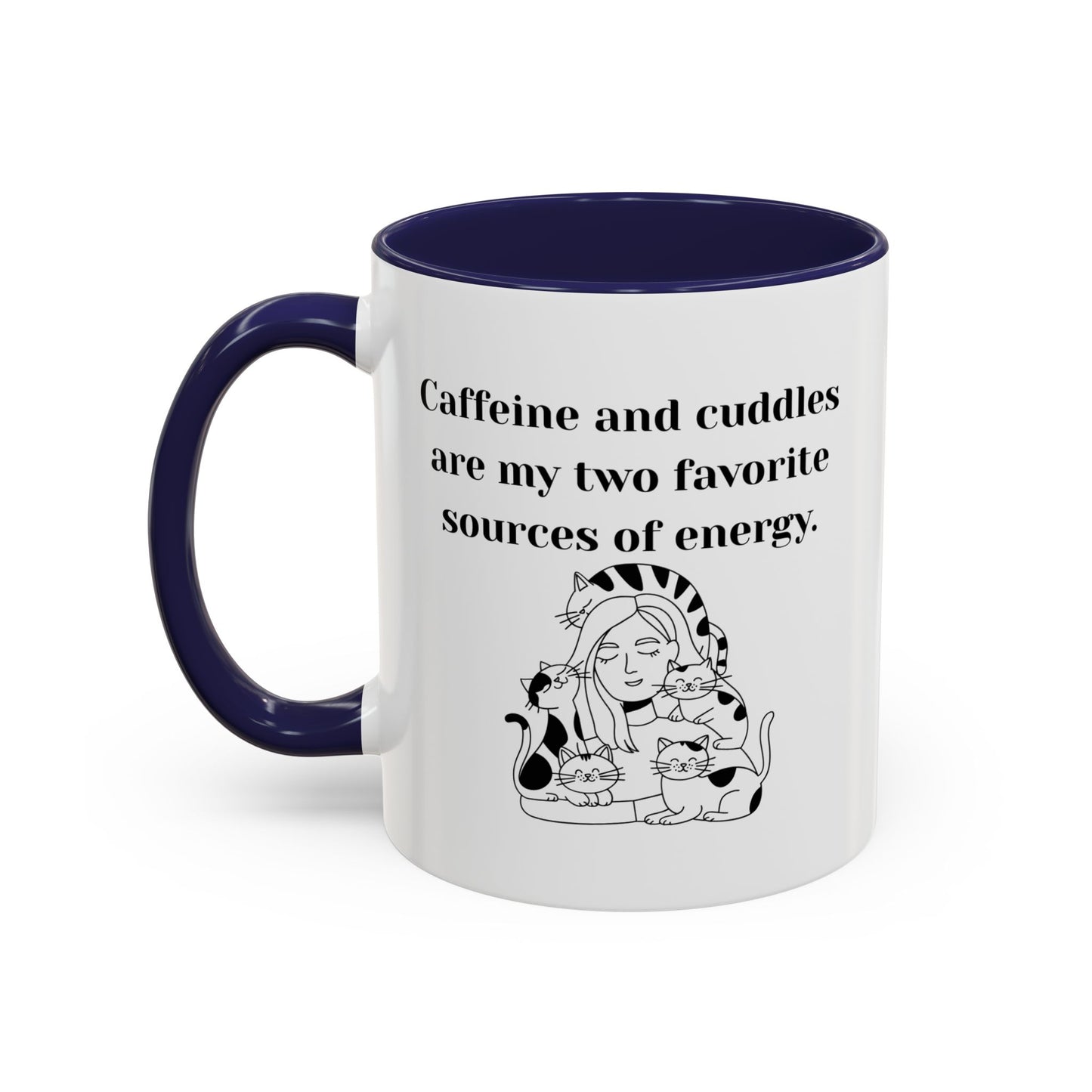 Coffee & Cuddles Accent Coffee Mug (11oz)