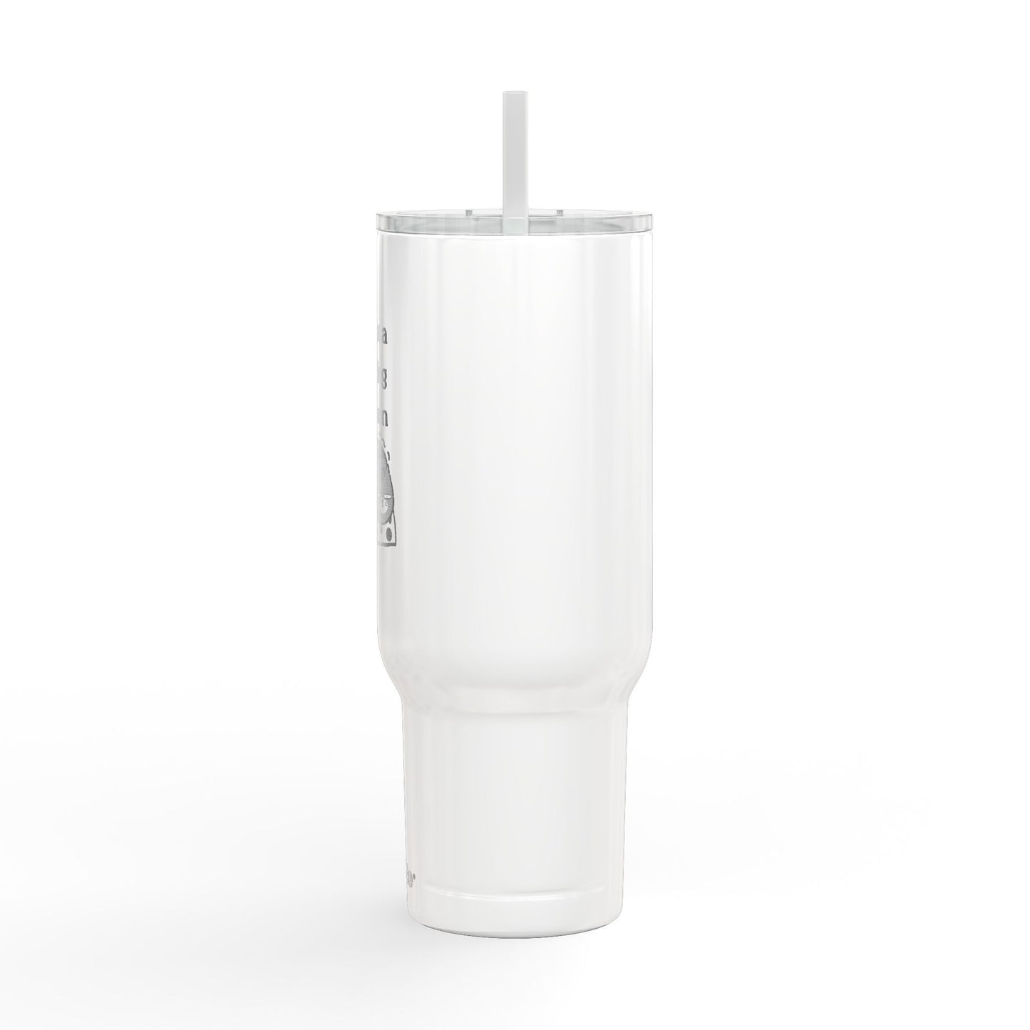 I'm Not A Morning Purr-son Insulated Tumbler with Lid, 40oz (Engraving)