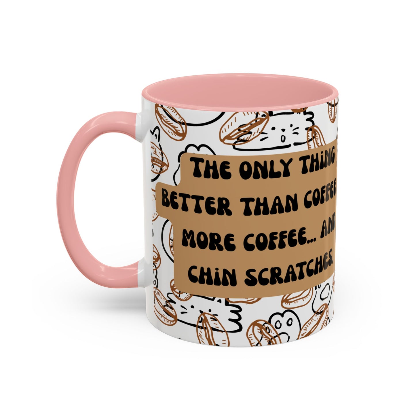 Funny Cat Accent Coffee Mug (11oz)
