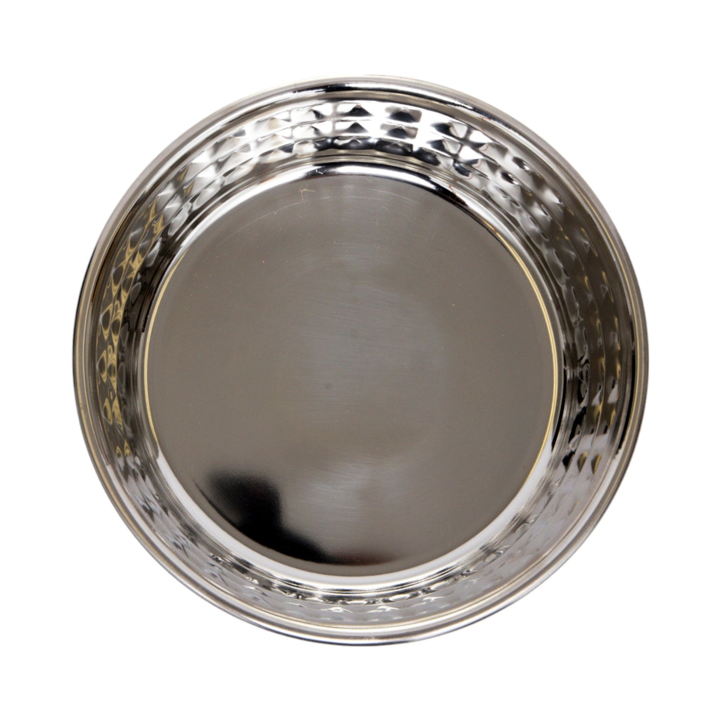 Country Living Set of 2 Hammered Stainless Steel Bowls – Rose Quartz/64oz