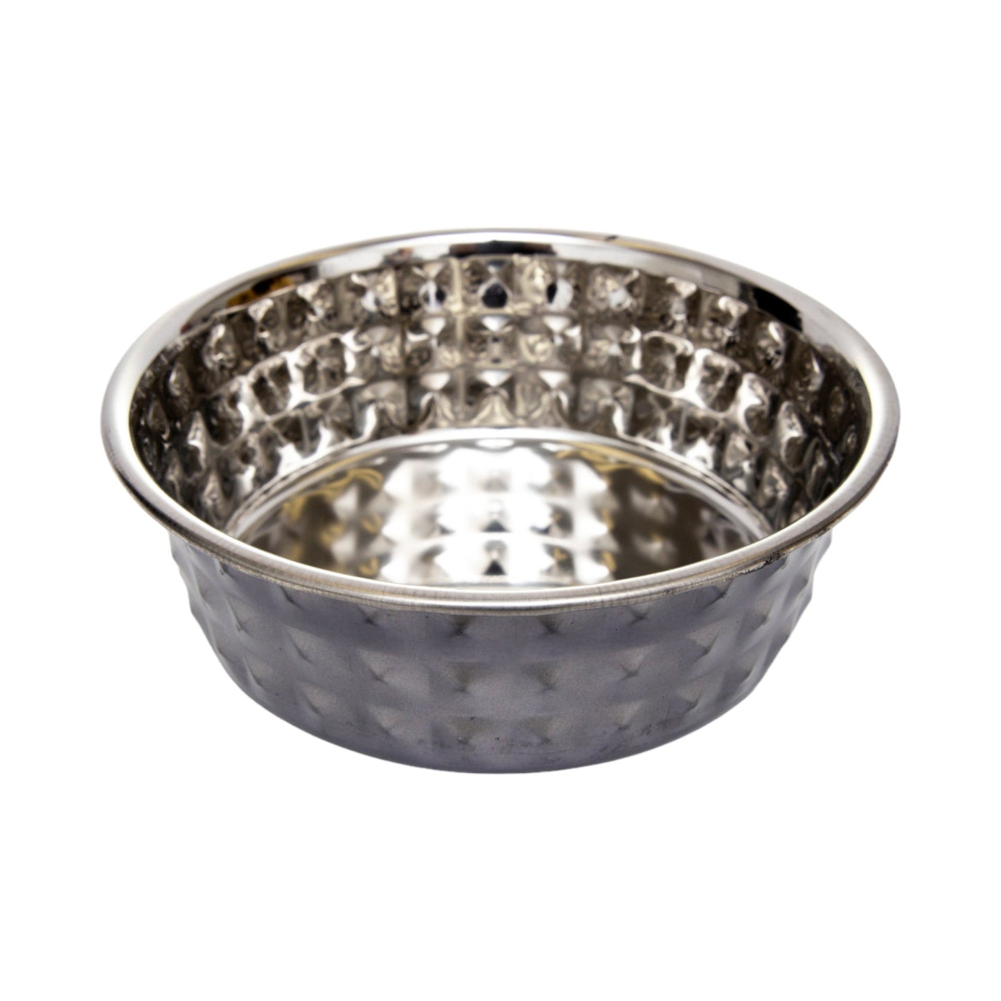 Country Living Set of 2 Hammered Stainless Steel Bowls – Black Pearl