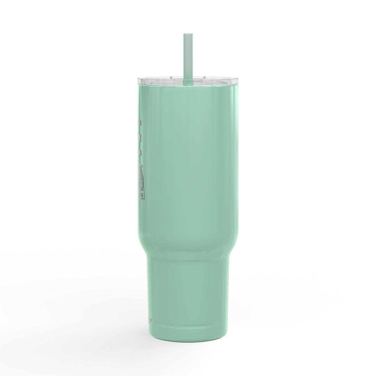 I'm Not A Morning Purr-son Insulated Tumbler with Lid, 40oz (Engraving)