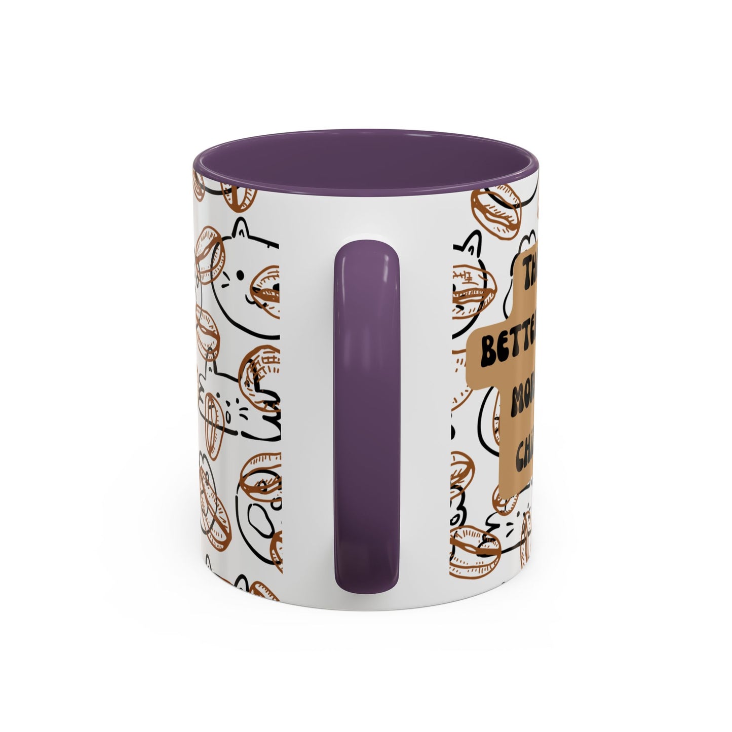 Funny Cat Accent Coffee Mug (11oz)