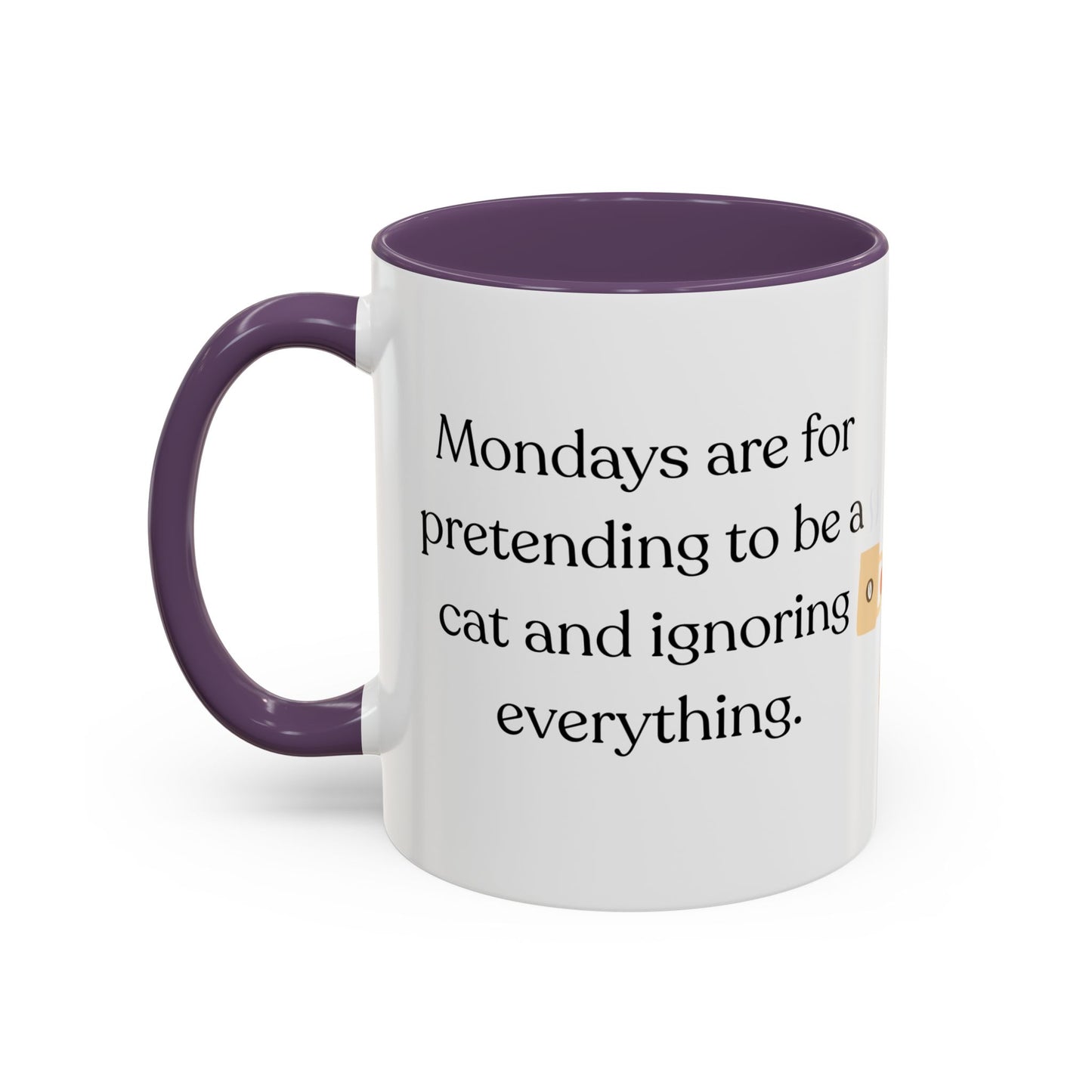 Funny Mondays Accent Coffee Mug