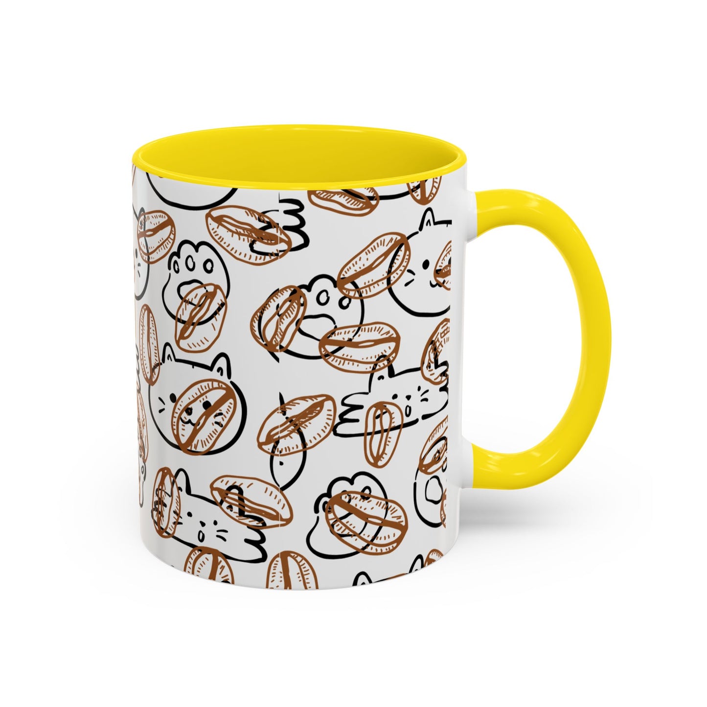 Funny Cat Accent Coffee Mug (11oz)