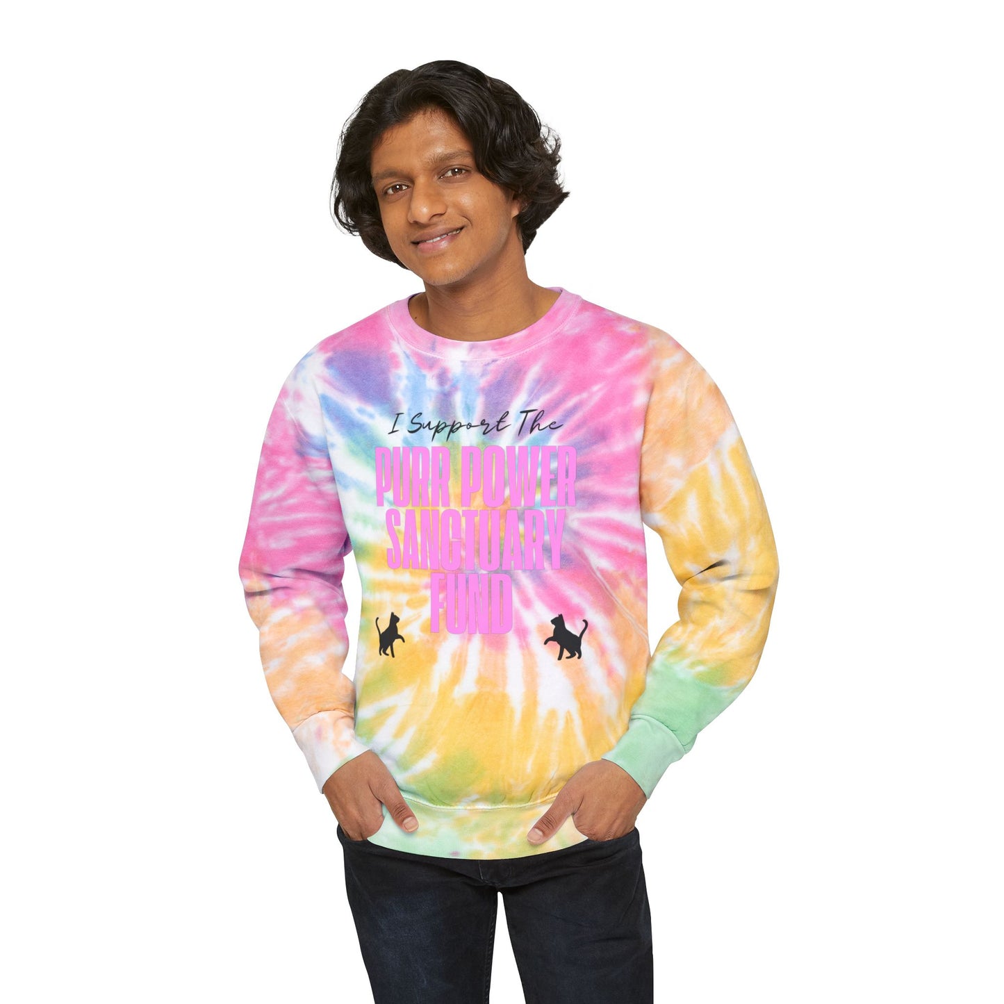 I Support The PPSF Tie-Dye Sweatshirt