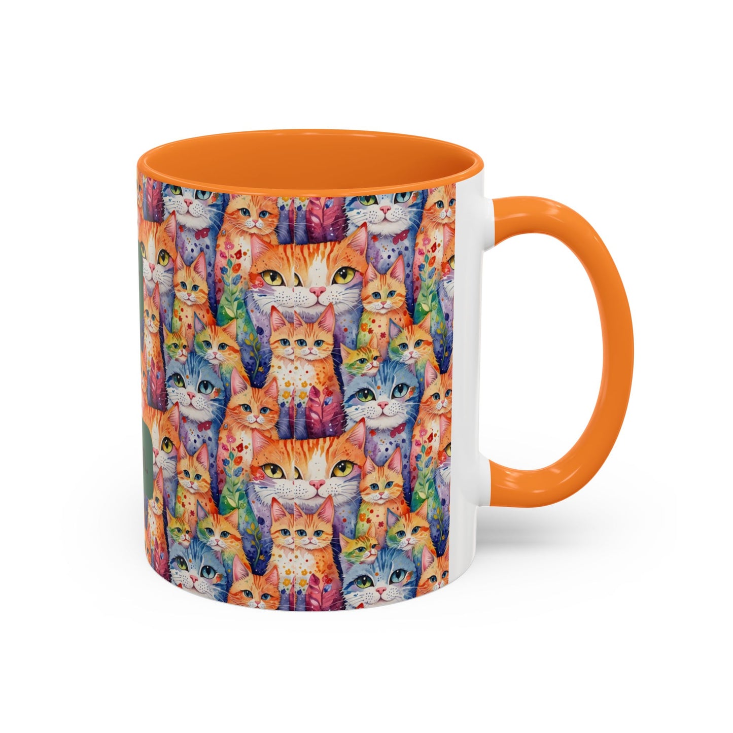 I'm Not A Regular Cat.. I'm A Cool Cat With A Caffine Addiction Colorful Mugs (11oz)